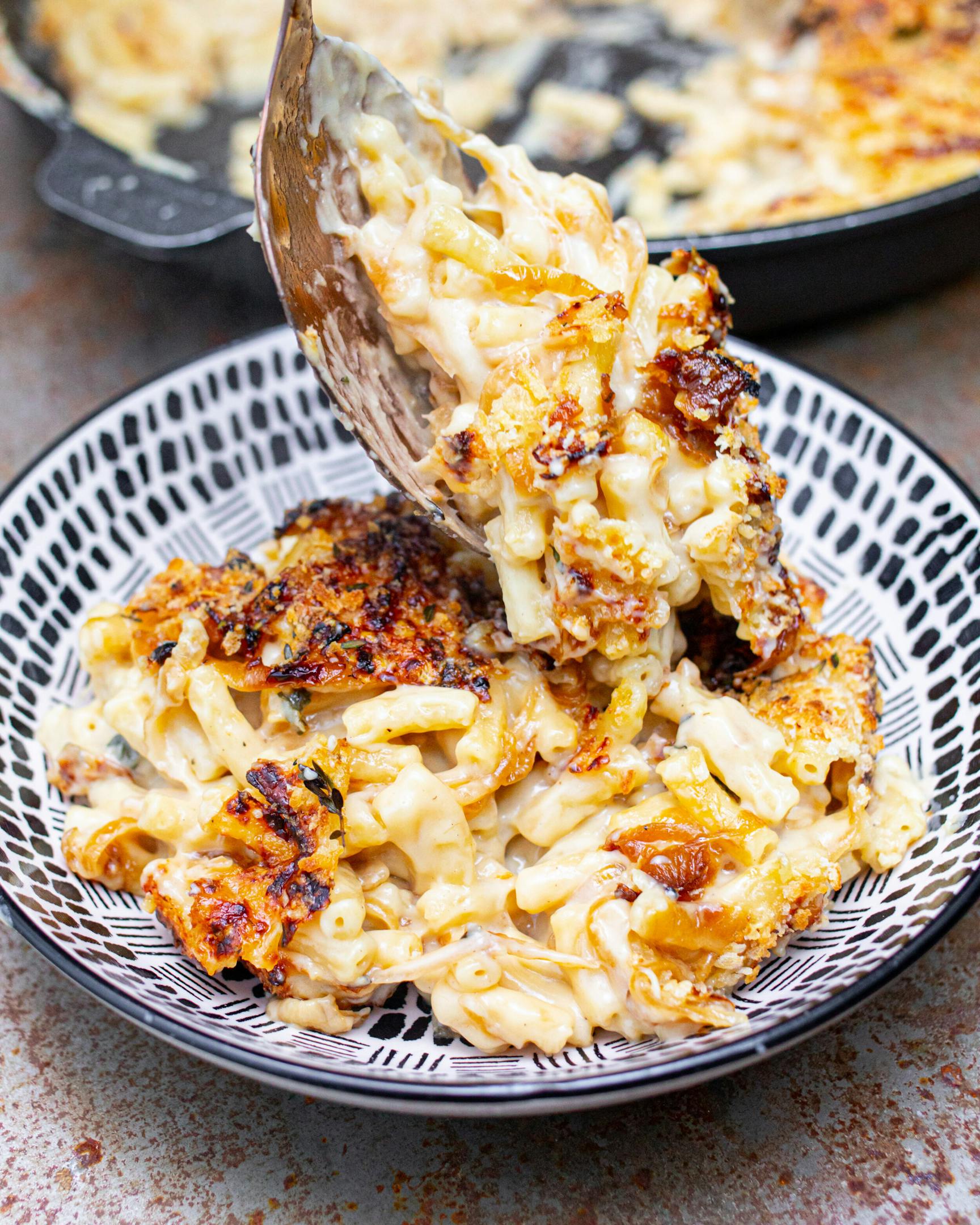 Mobs French Onion Mac Cheese