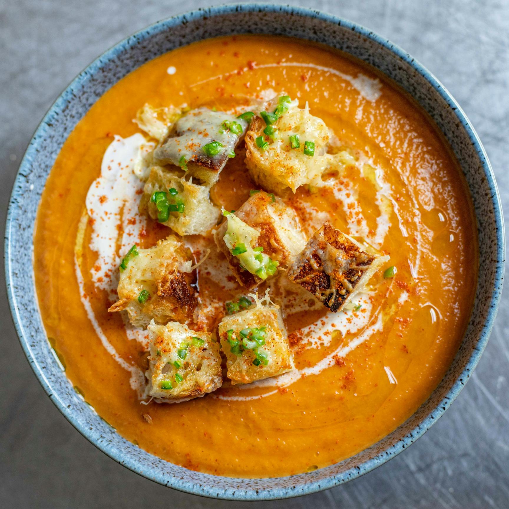 Curried squash soup