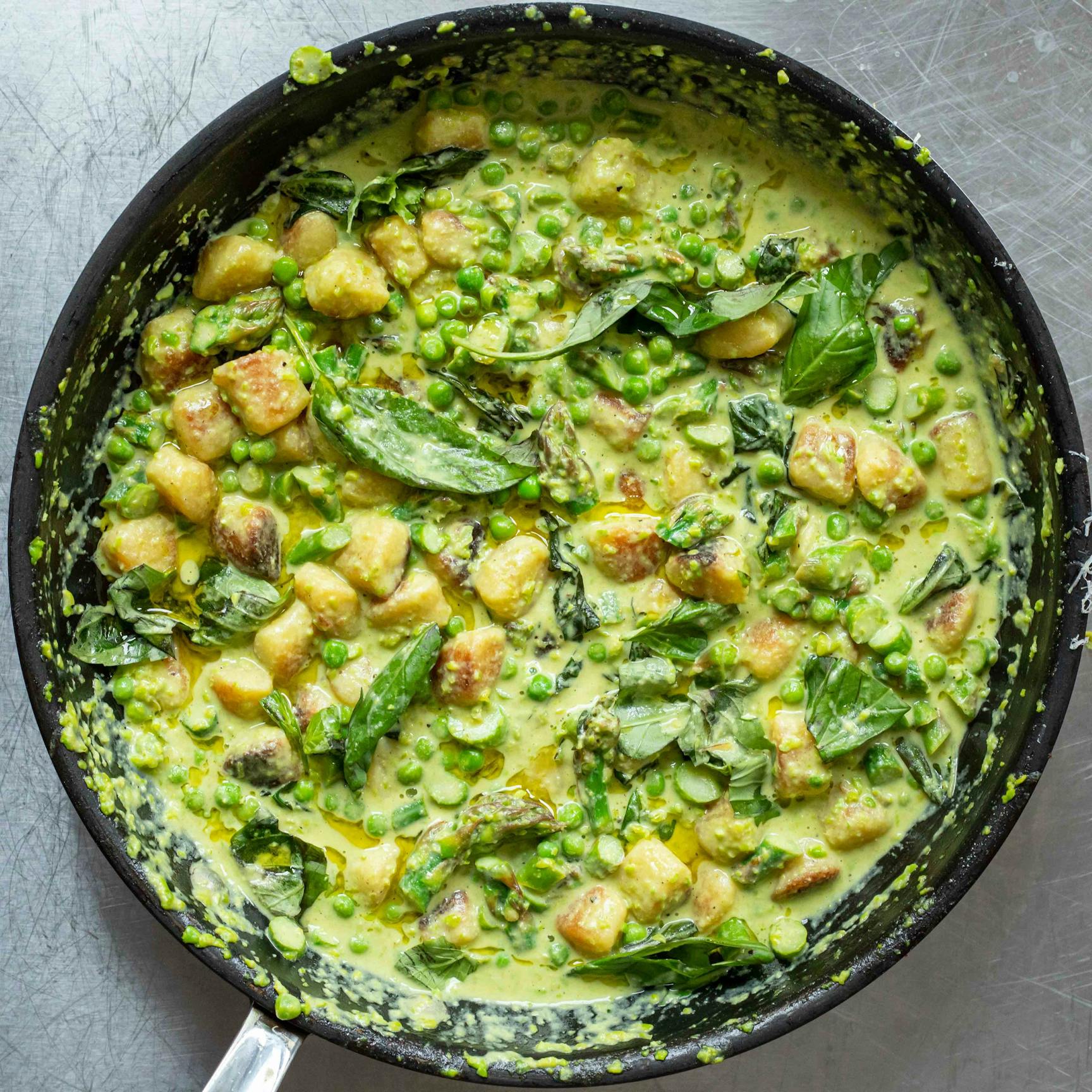 Gnocchi With Smashed Peas