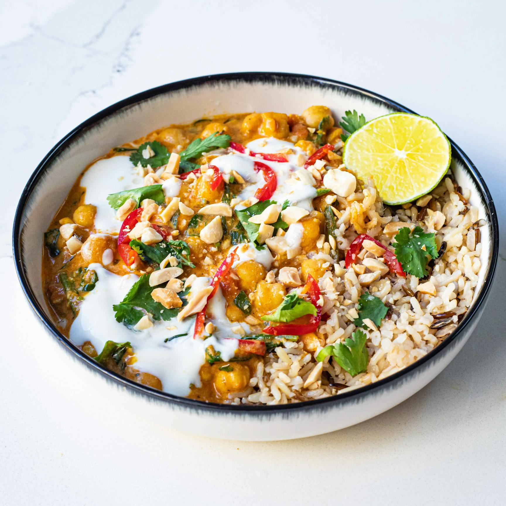 15 Minute Chickpea Peanut Butter Curry