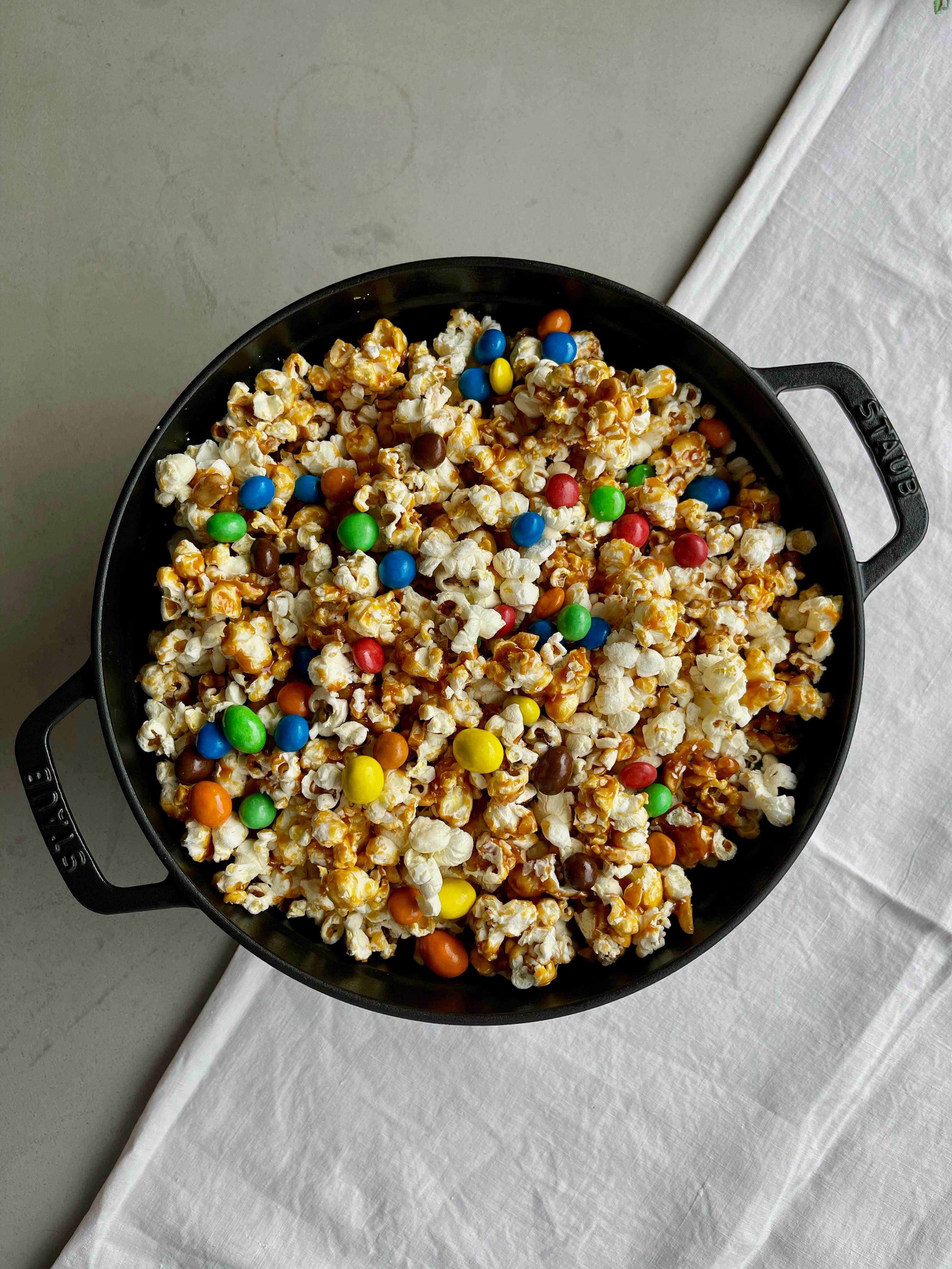 Salted Peanut Caramel Popcorn