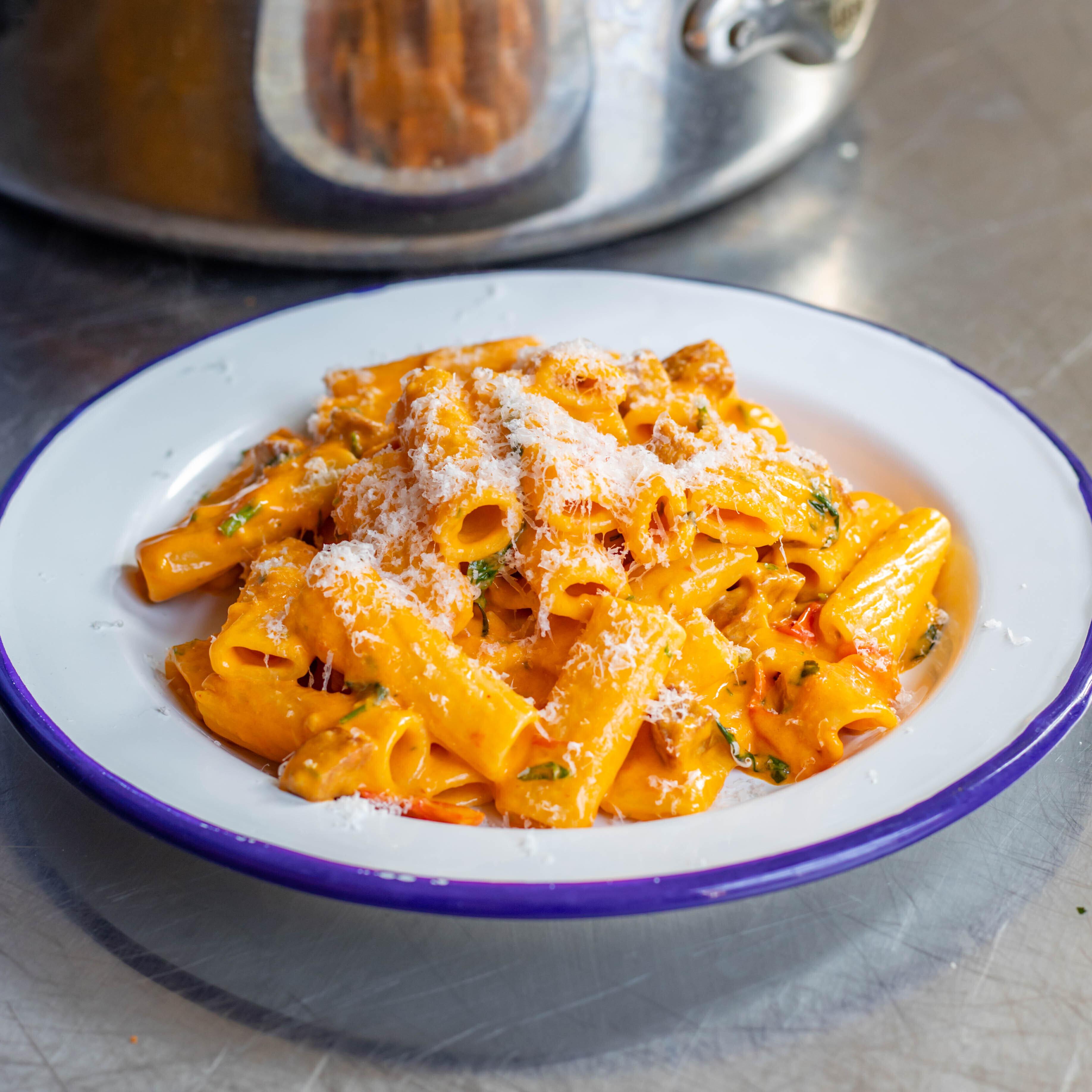FLAVA IT Creamy Chorizo Mascarpone Rigatoni