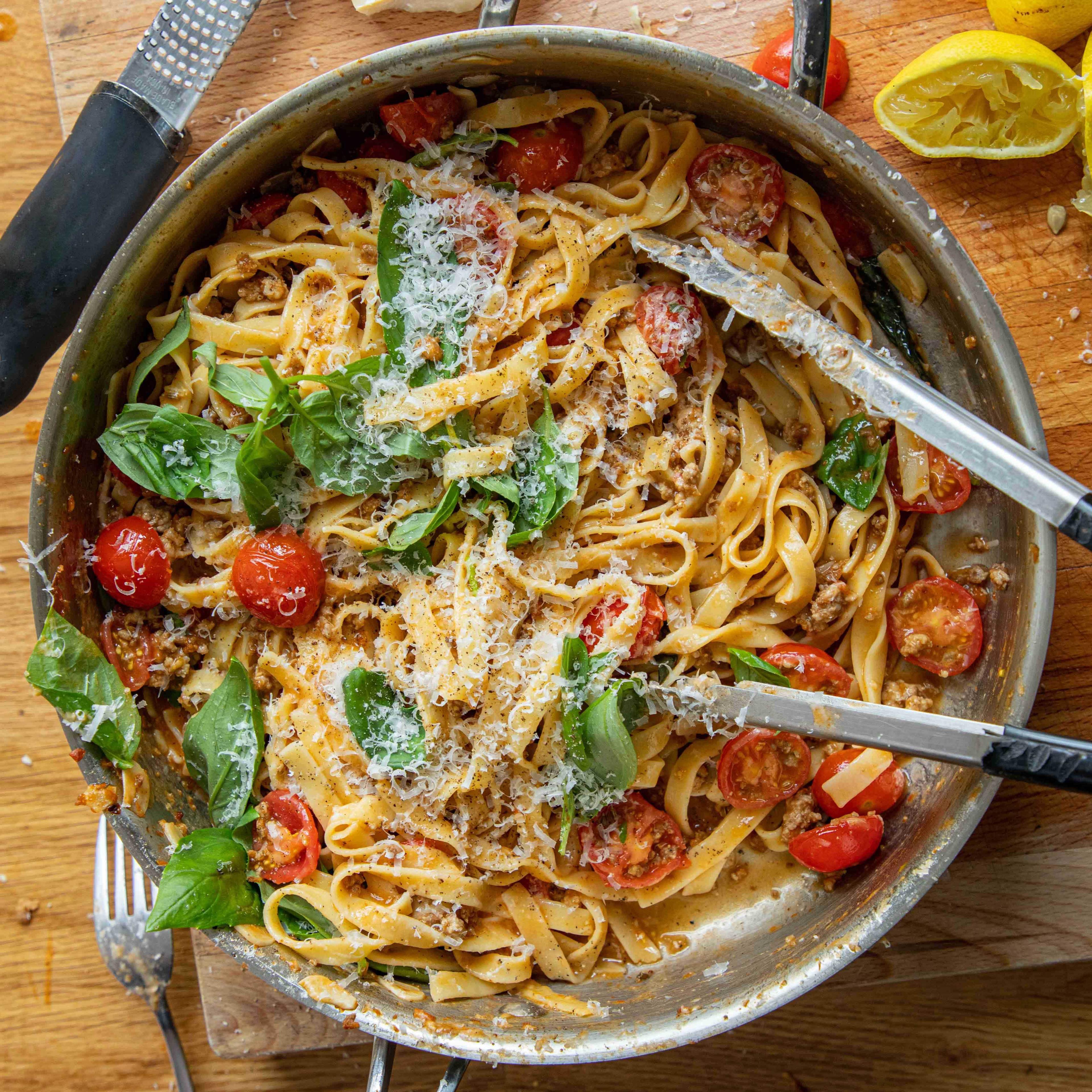 Sausage Tomato Tagliatelle 2