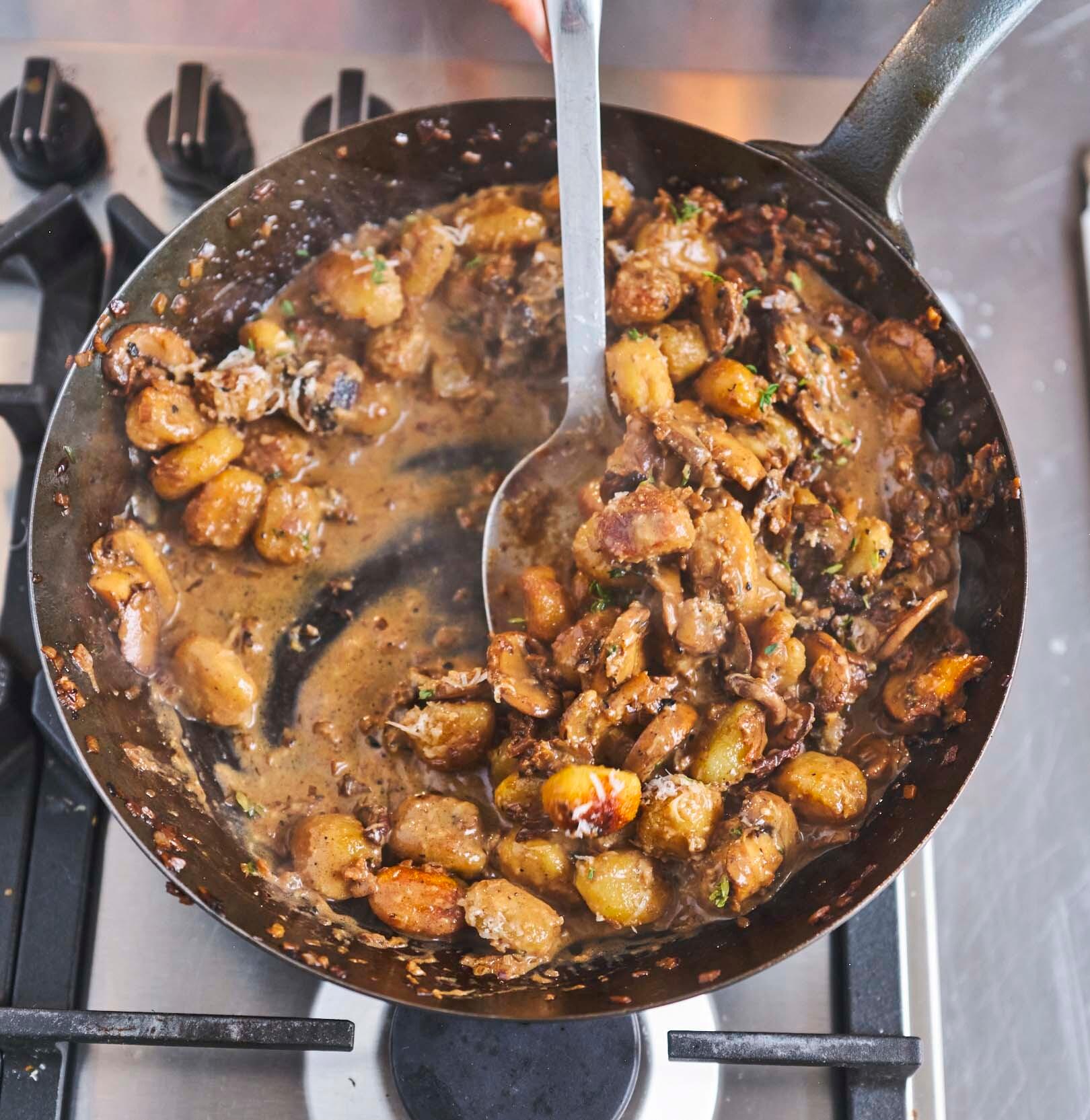 CRISPY MUSHROOM GNOCCHI