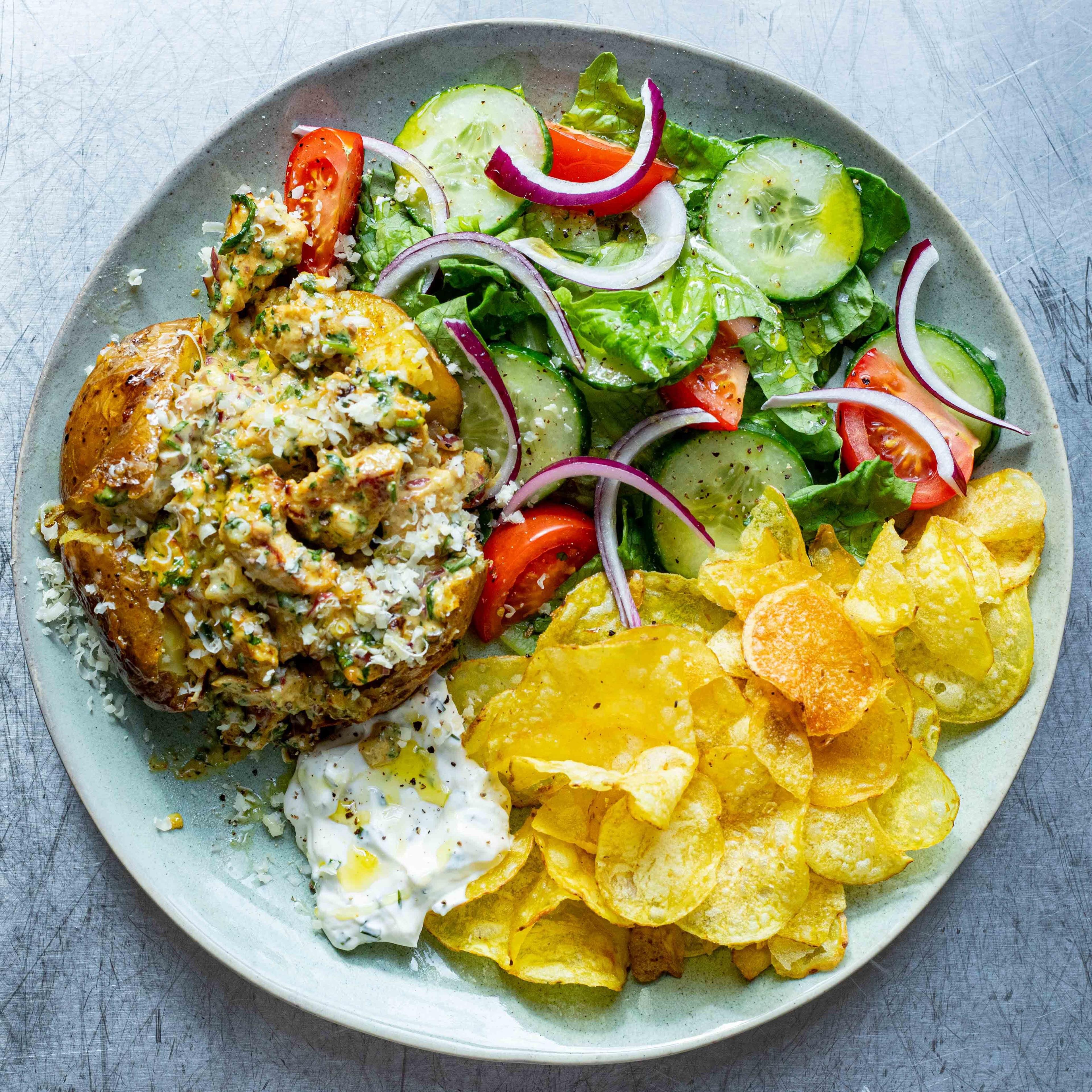 Coronation Chicken Jacket Potato