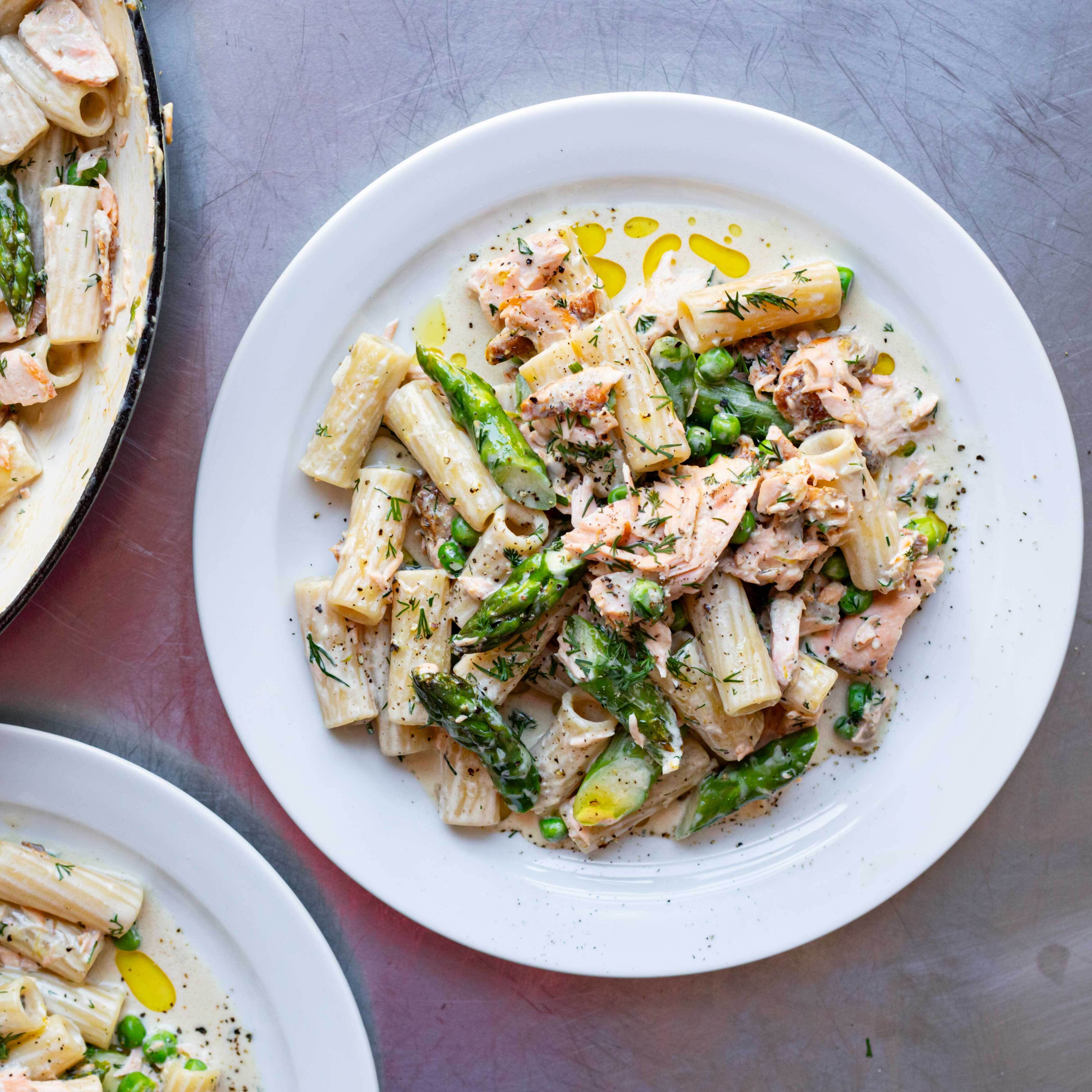 Salmon Pasta Recipe Family