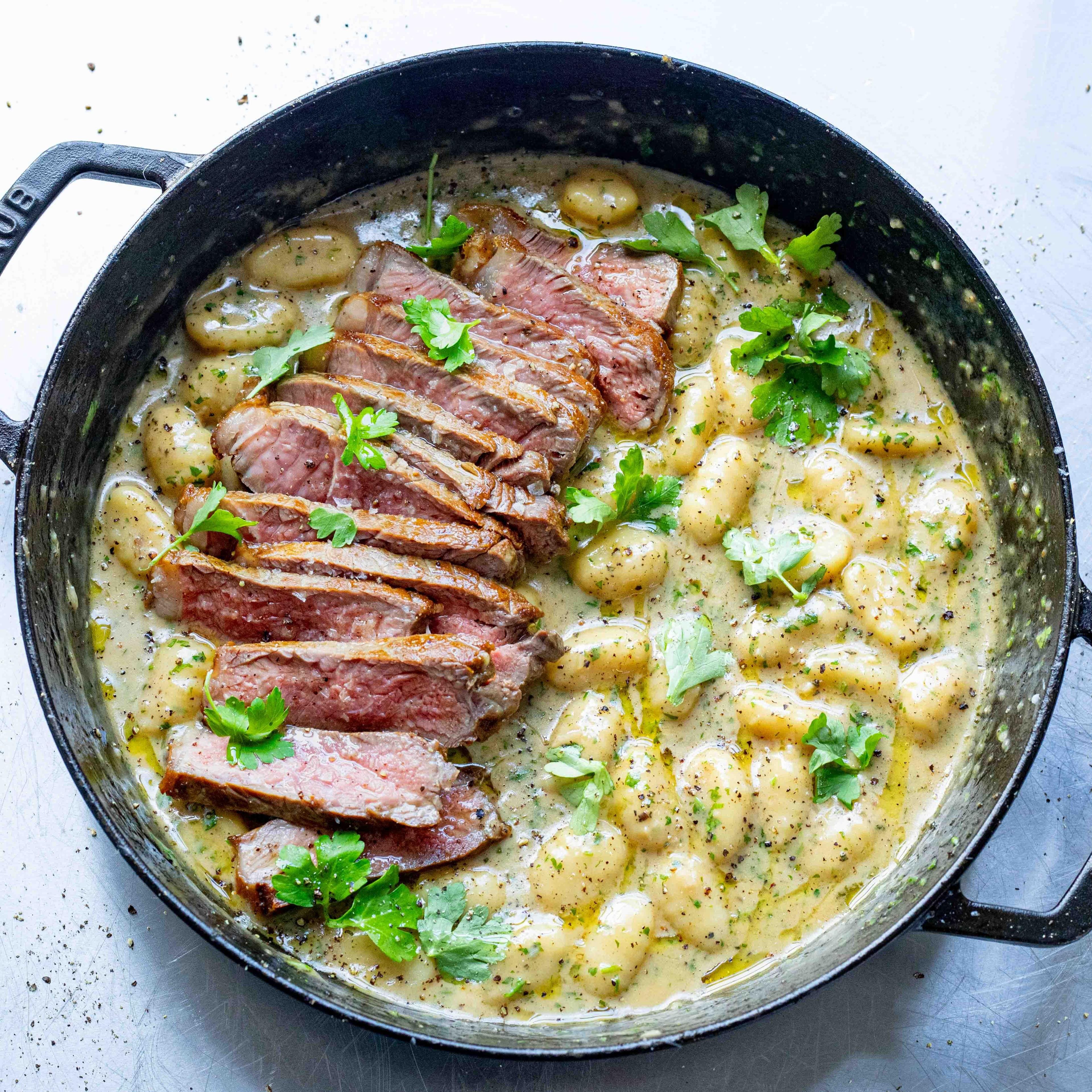 Pan-Fried Steak & Gnocchi 2