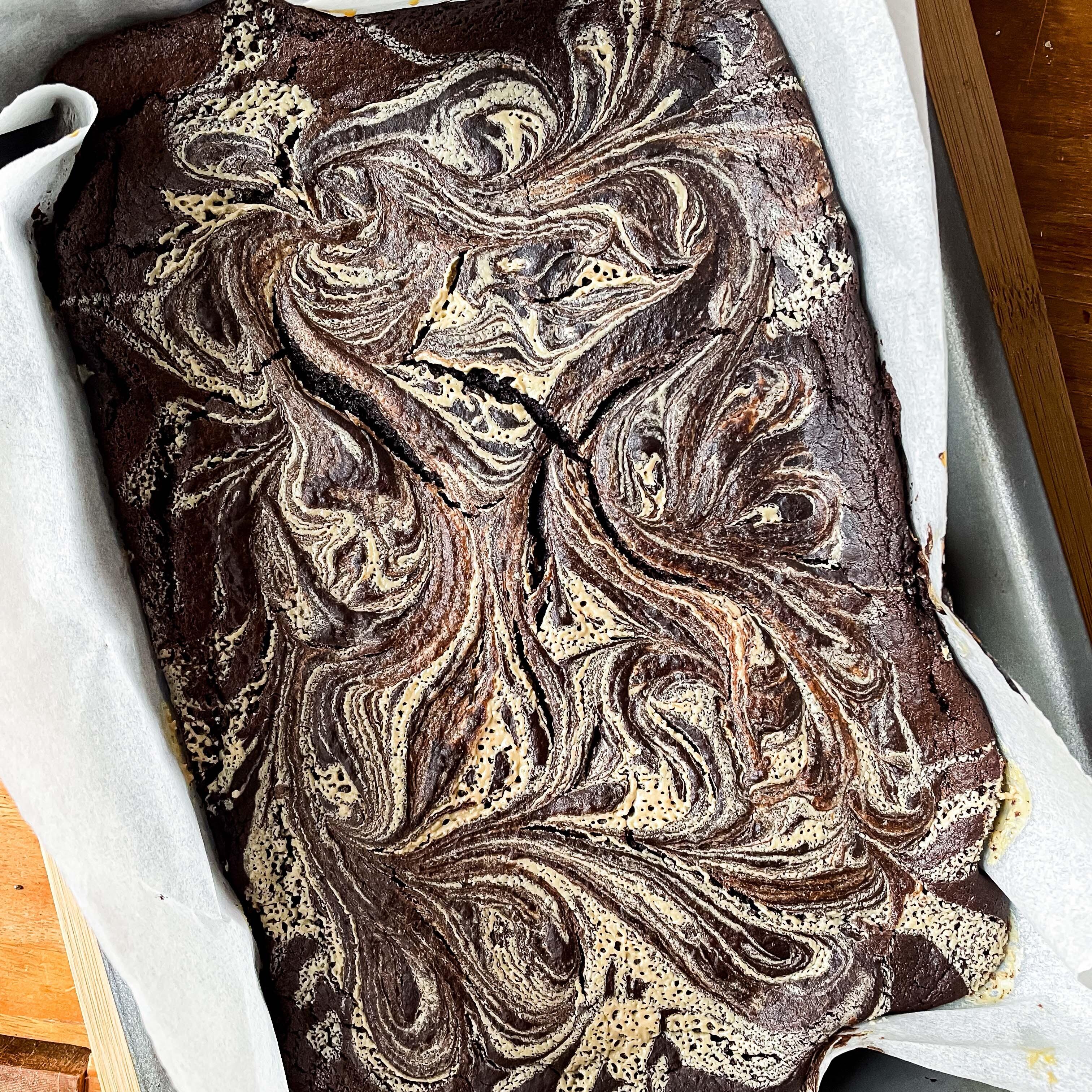 Beet and blackbean brownies