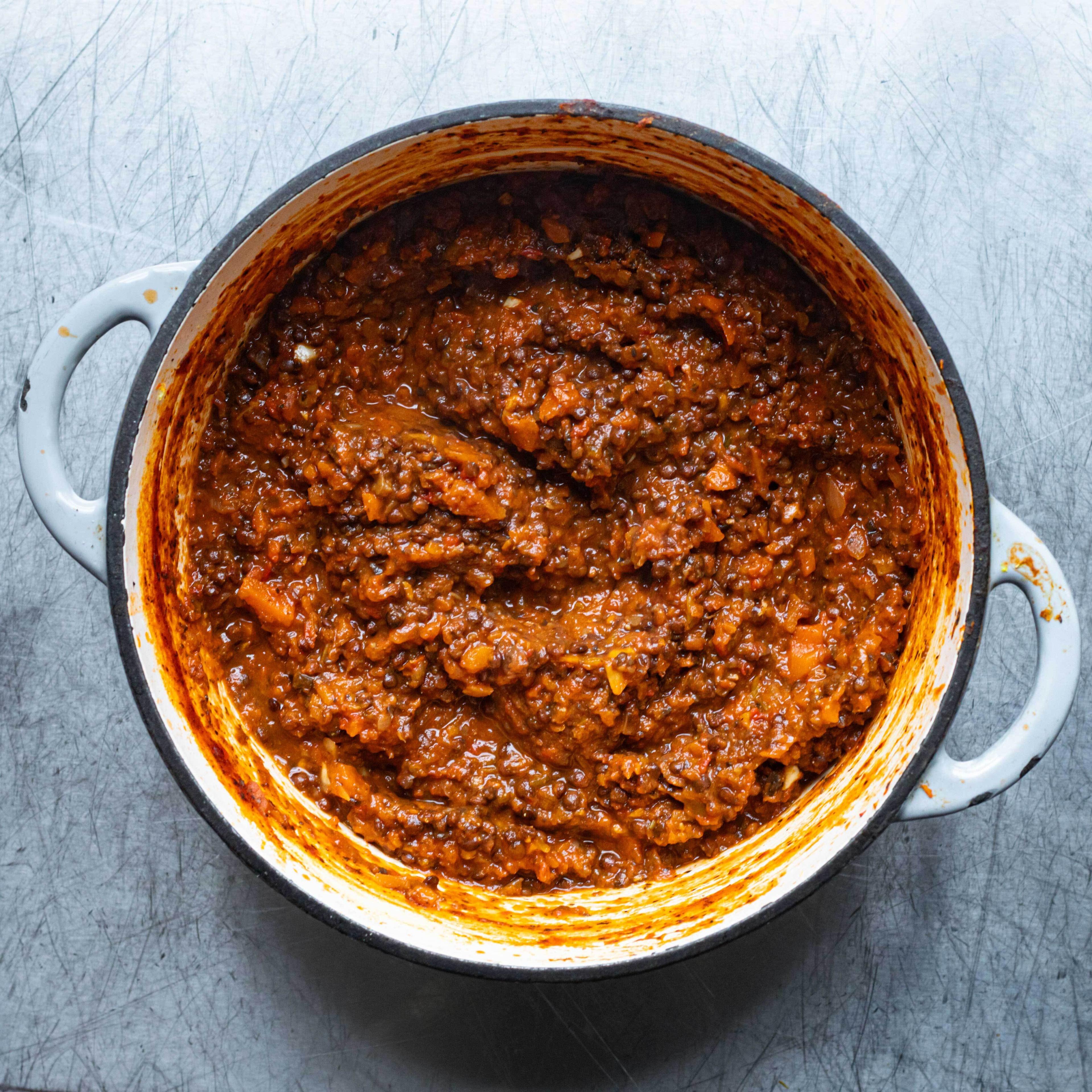 Mushroom Lentil Ragu Recipe
