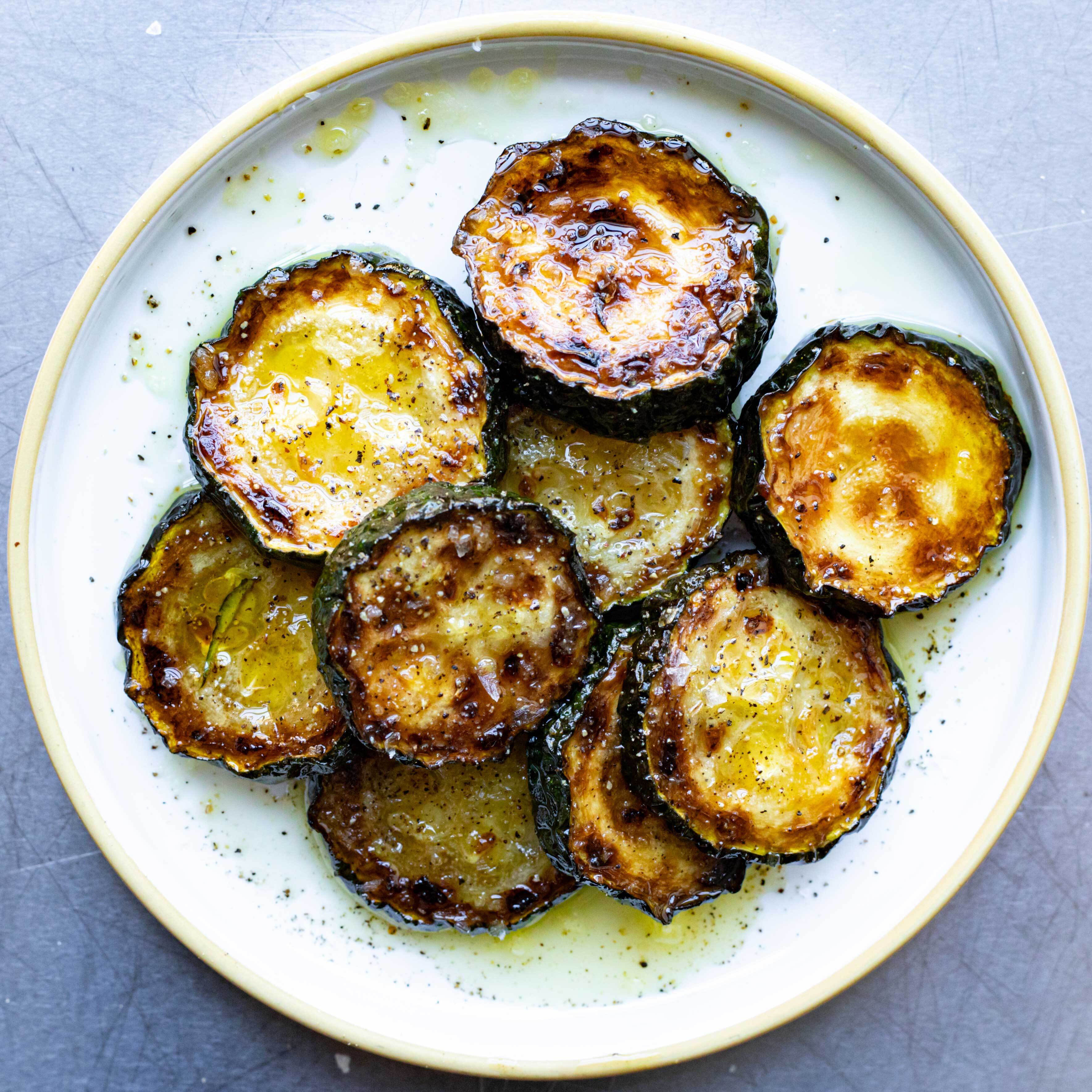 Blistered Courgettes Recipe