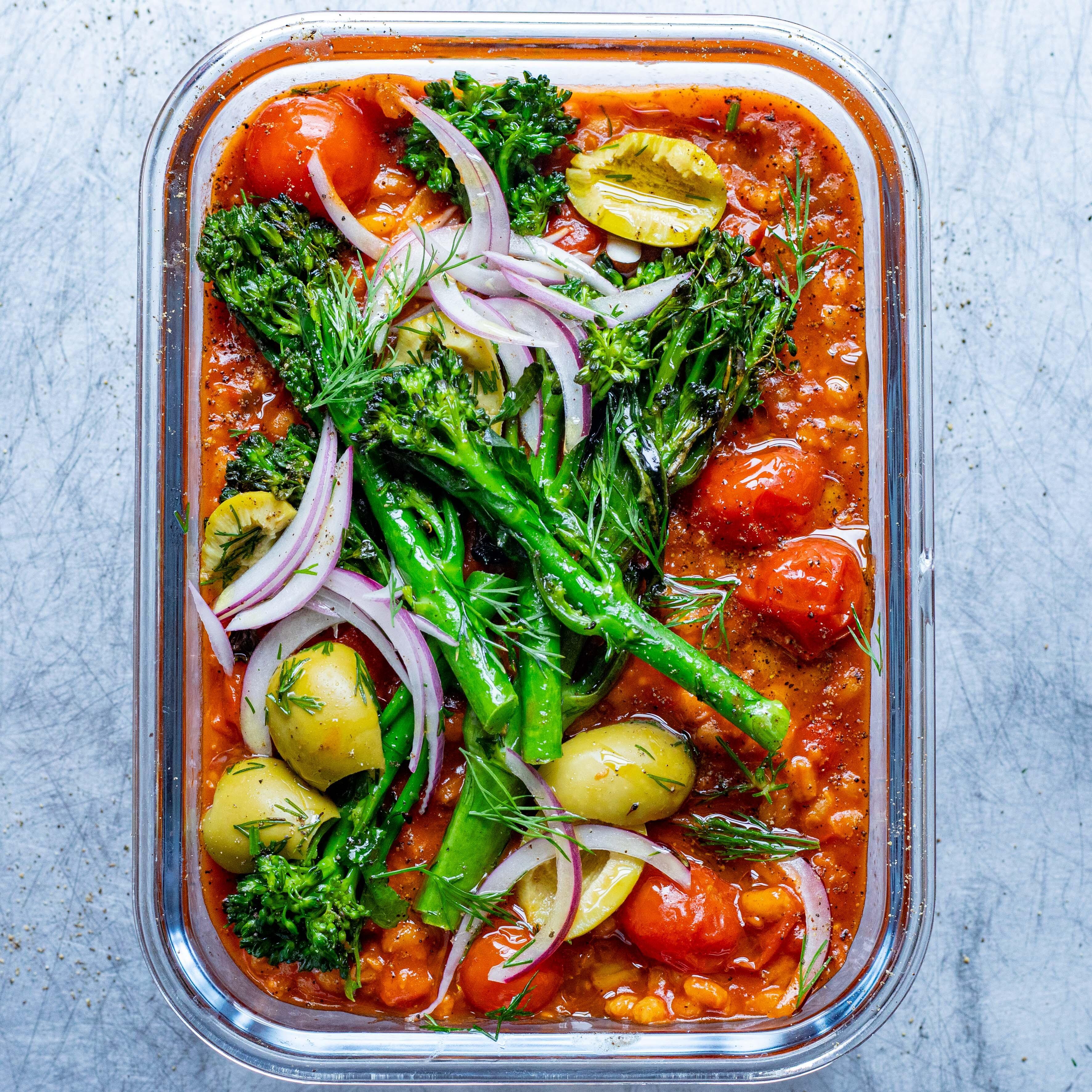 Lunch Box Greekishtomatobarley
