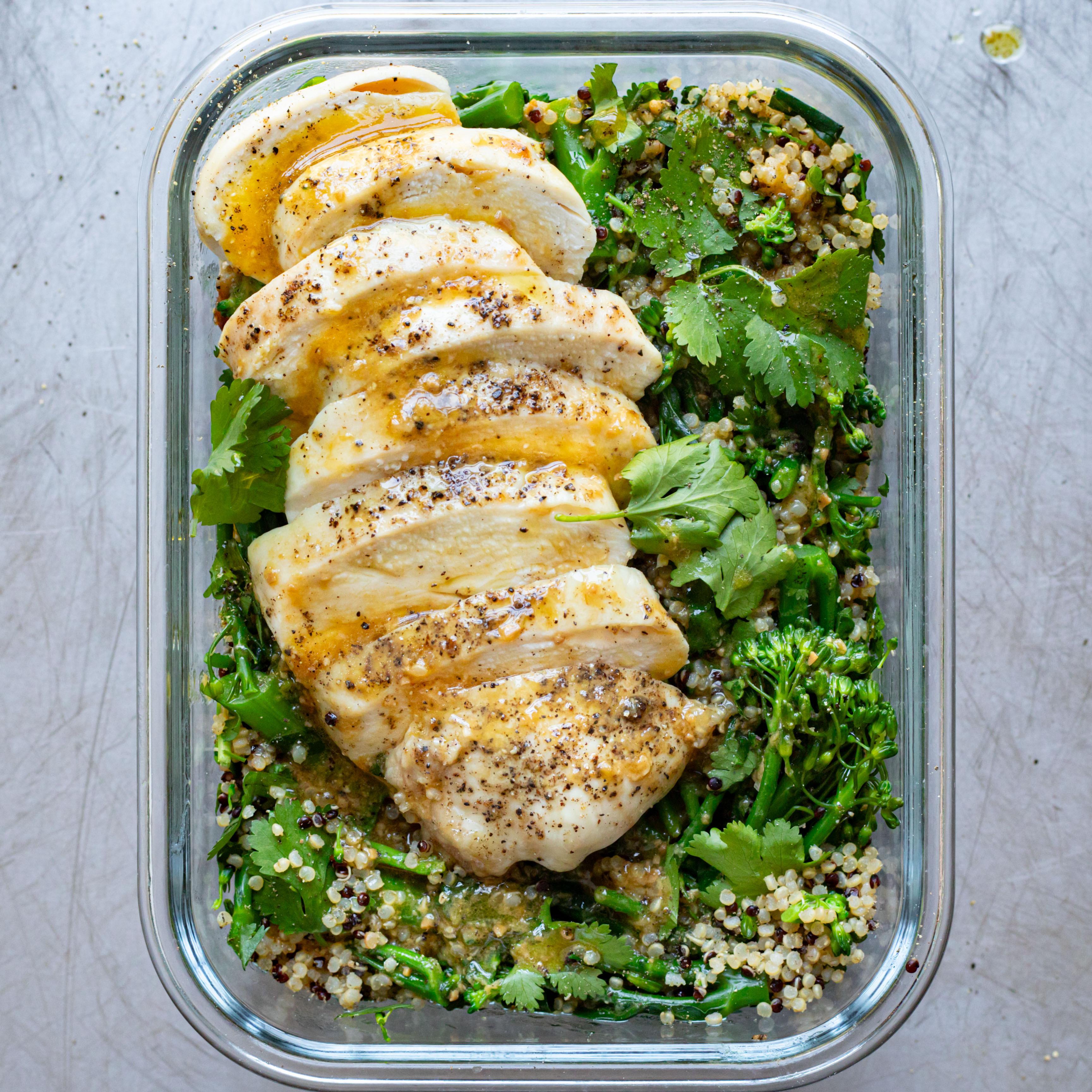 Lunchbox Chicken Broccoli Chopped Salad