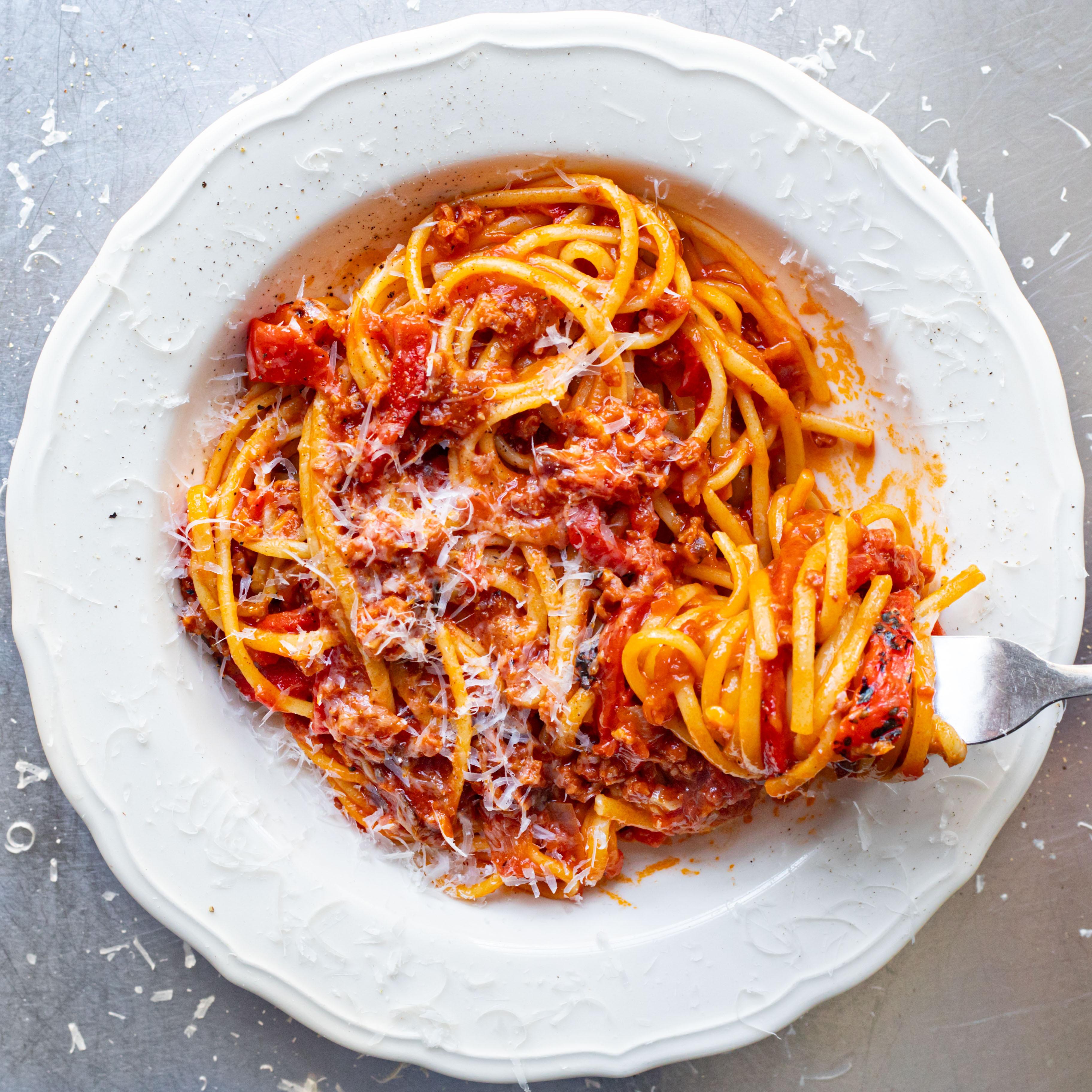 Smoky Chorizo Pepper Pasta