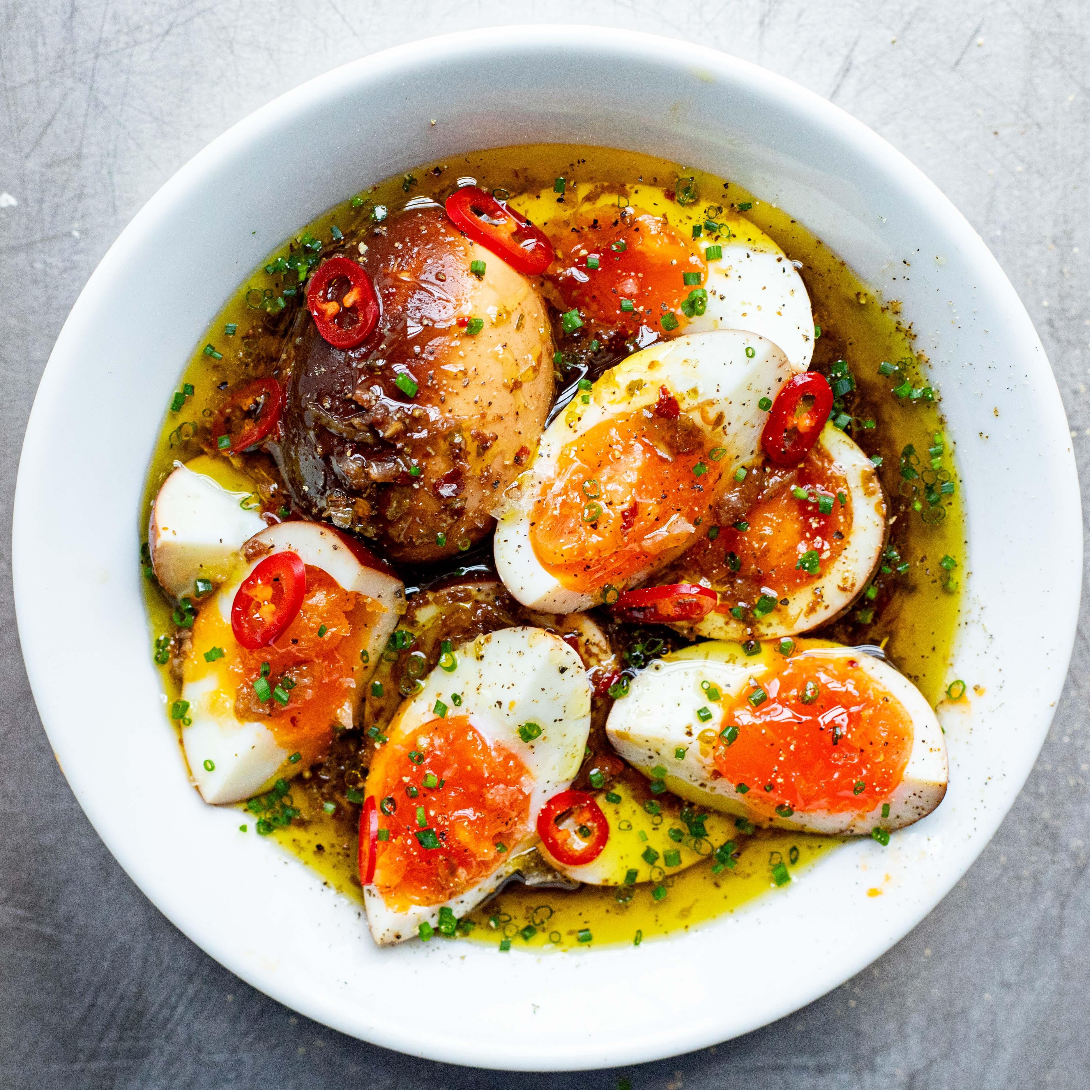 Balsamic Italian Eggs