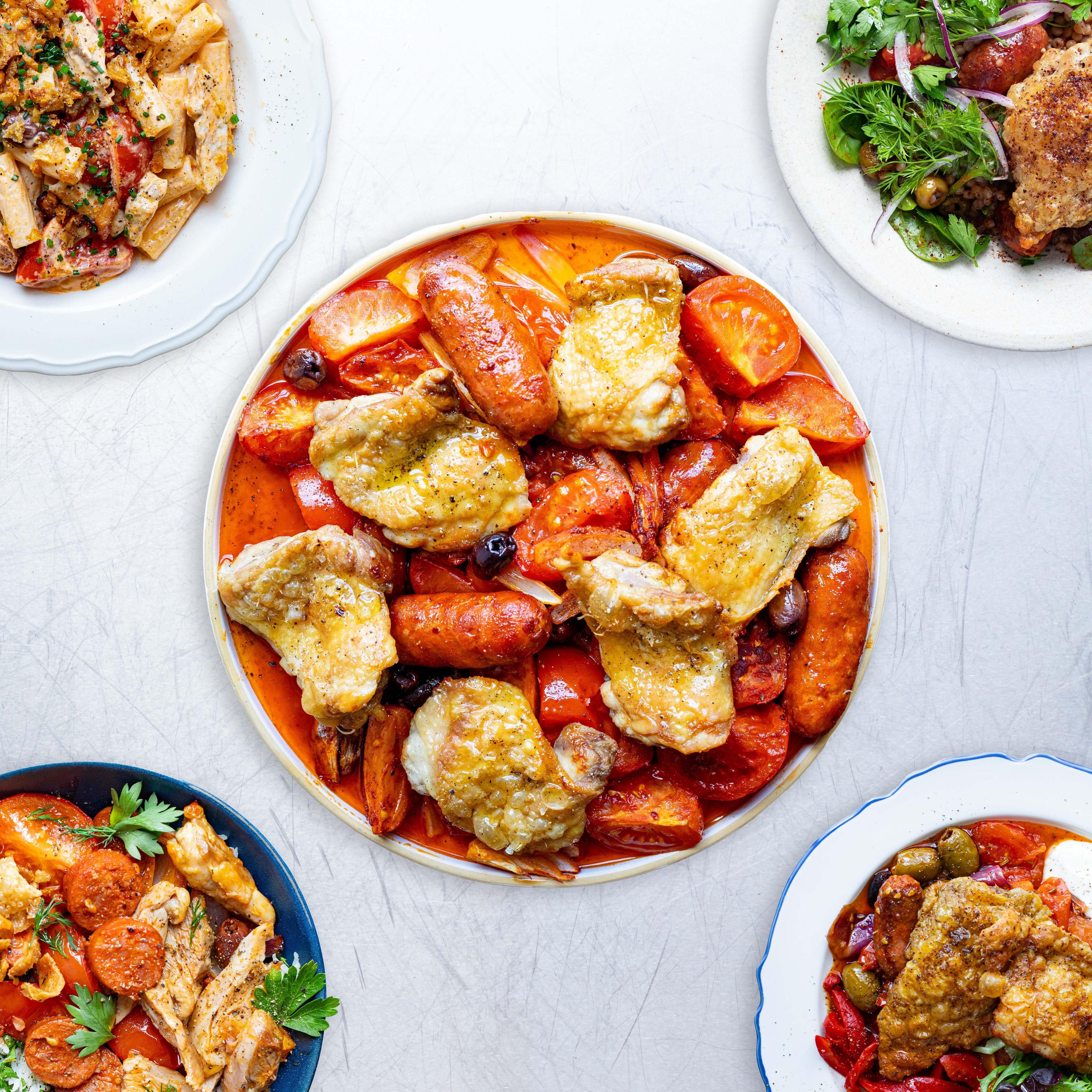 Batch Air Fryer Smoky Chicken Chorizo