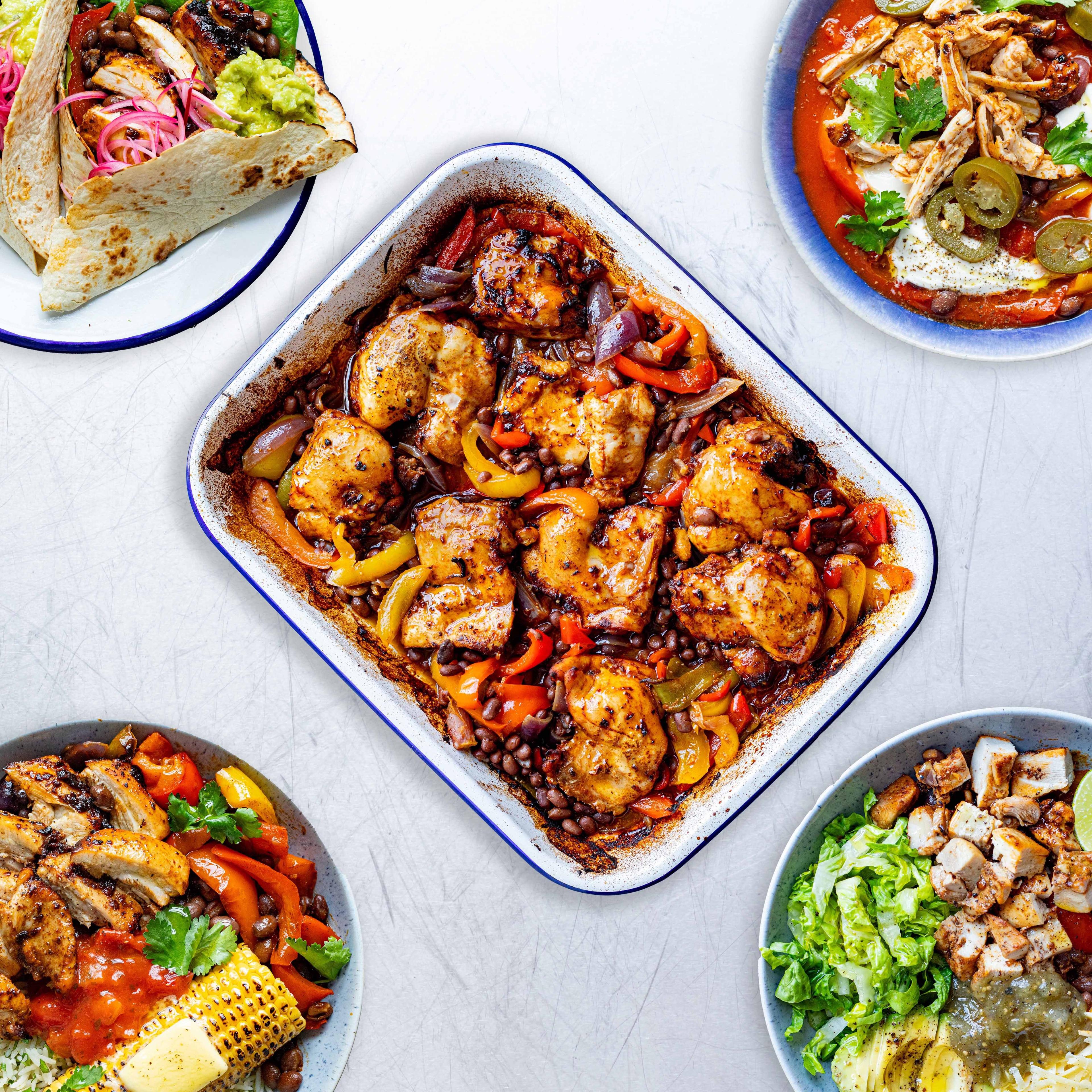 Batch Ancho Chilli Chicken Traybake