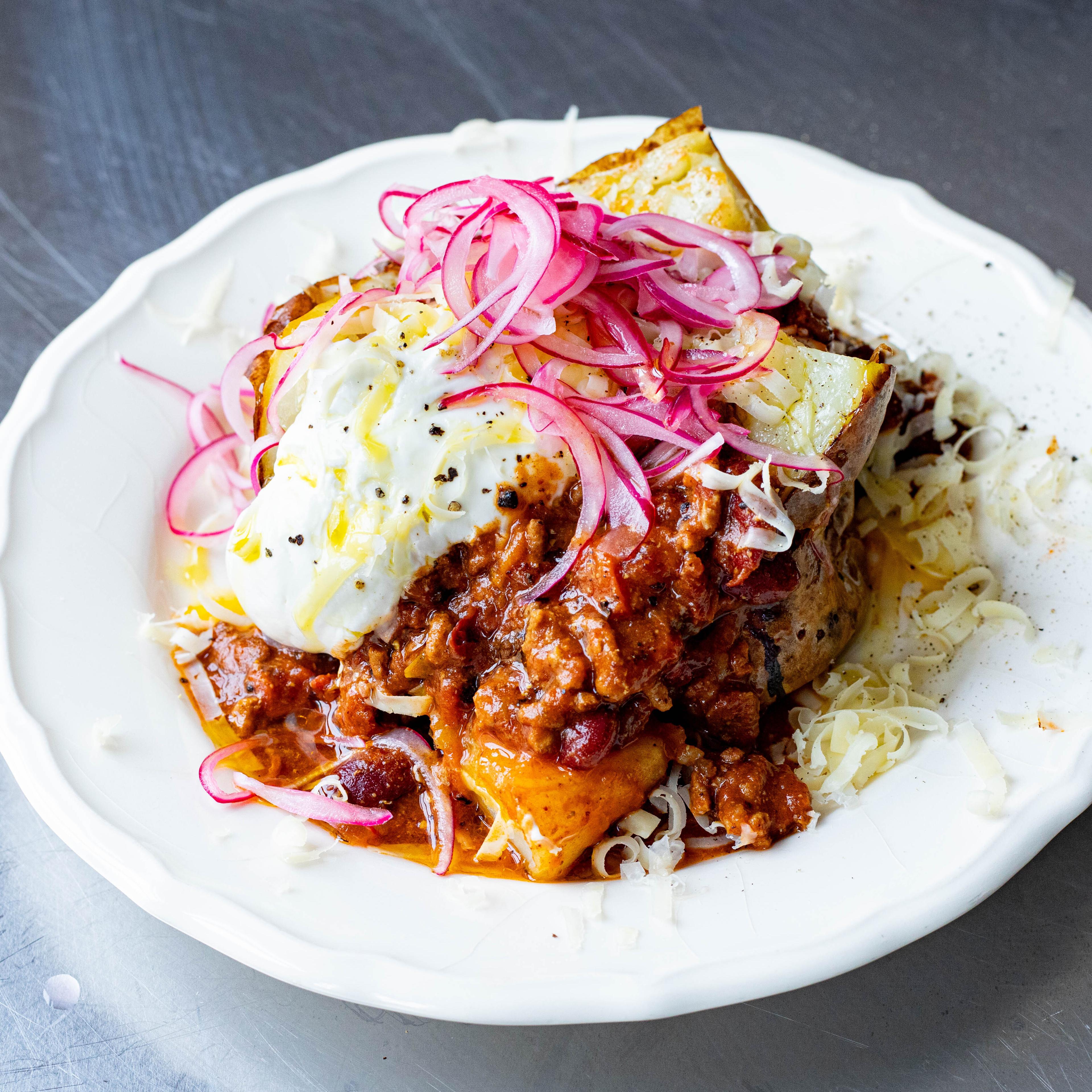 Beefy Chilli Jacket Potato
