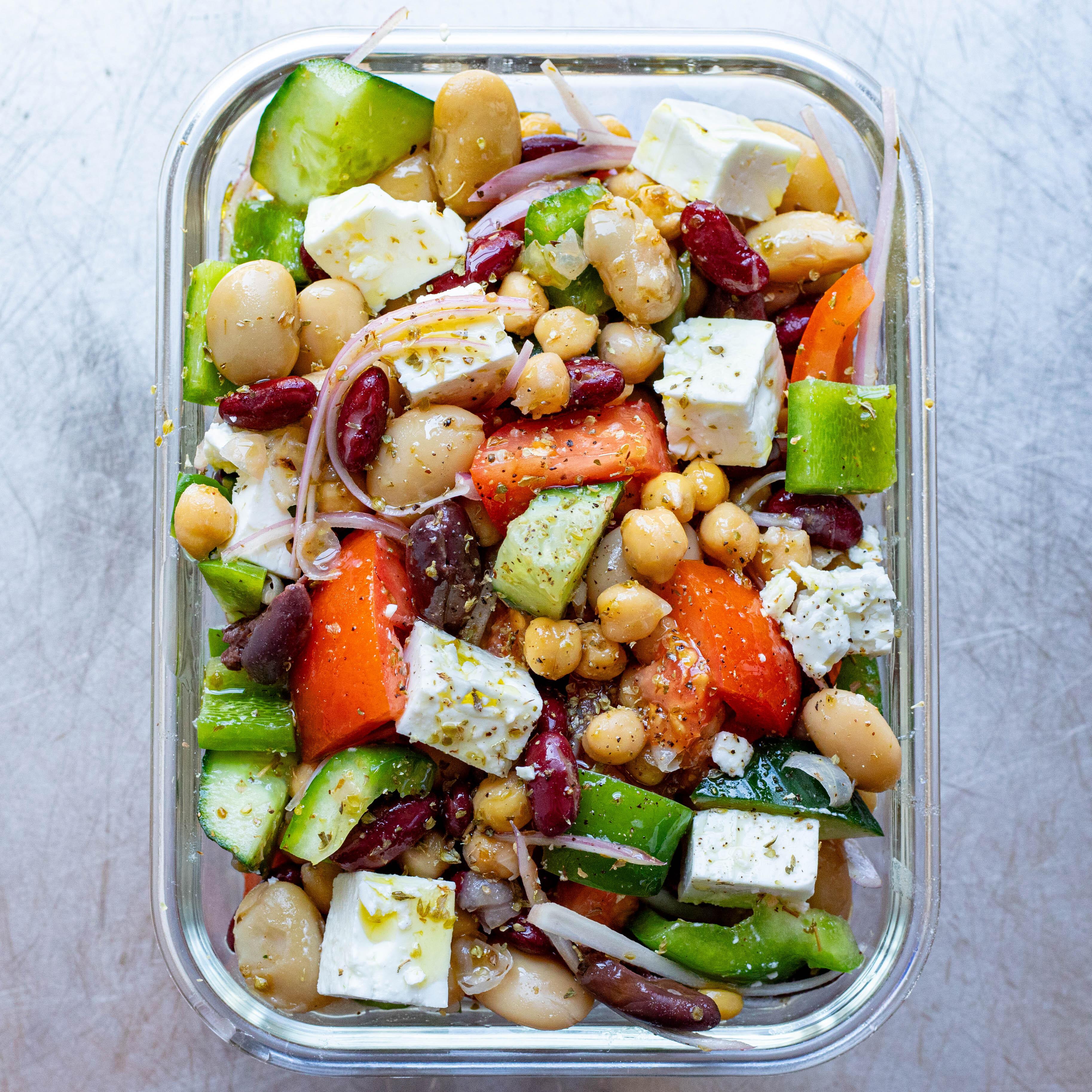 Greek Dense Bean SALAD