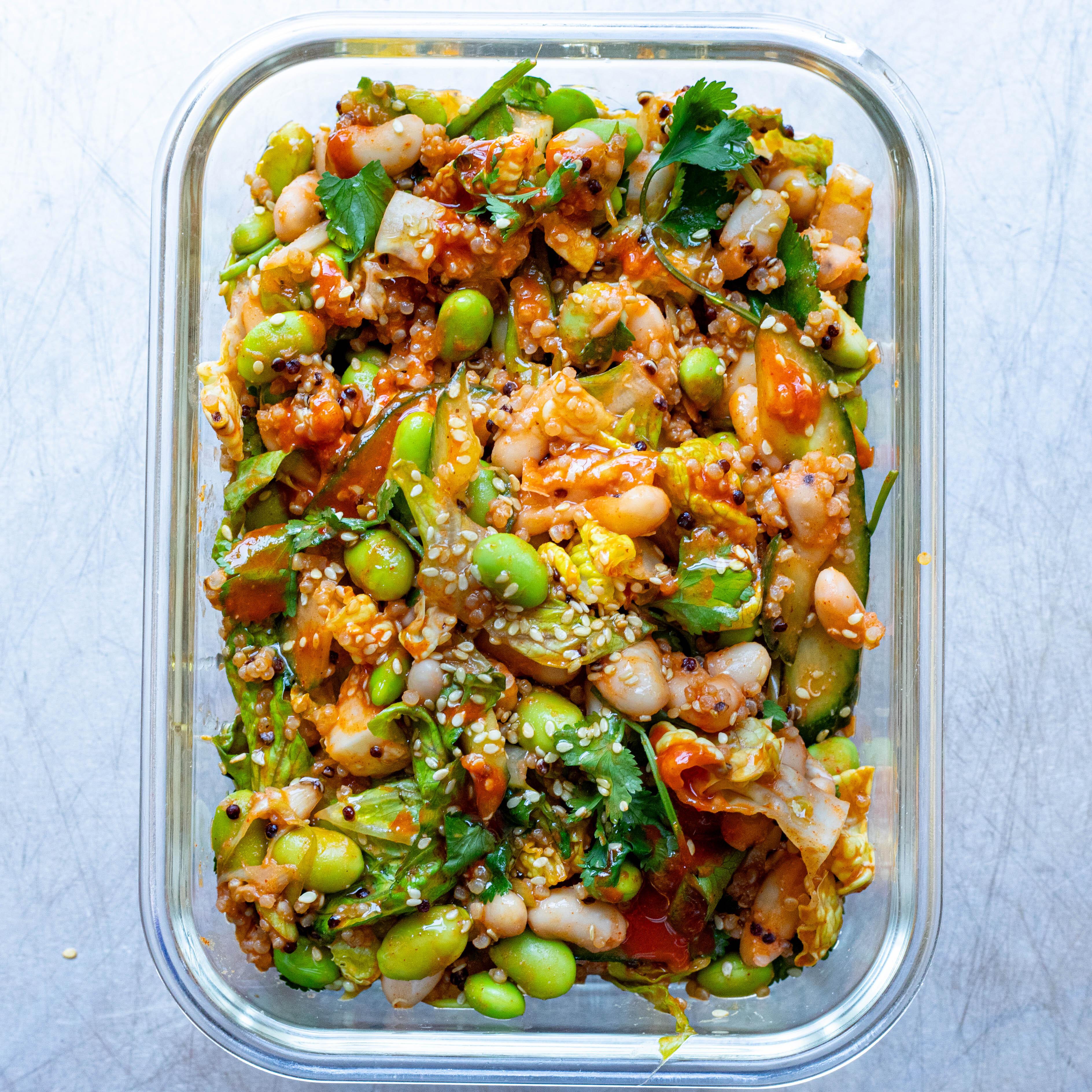 Spicy Miso Dense Bean Salad
