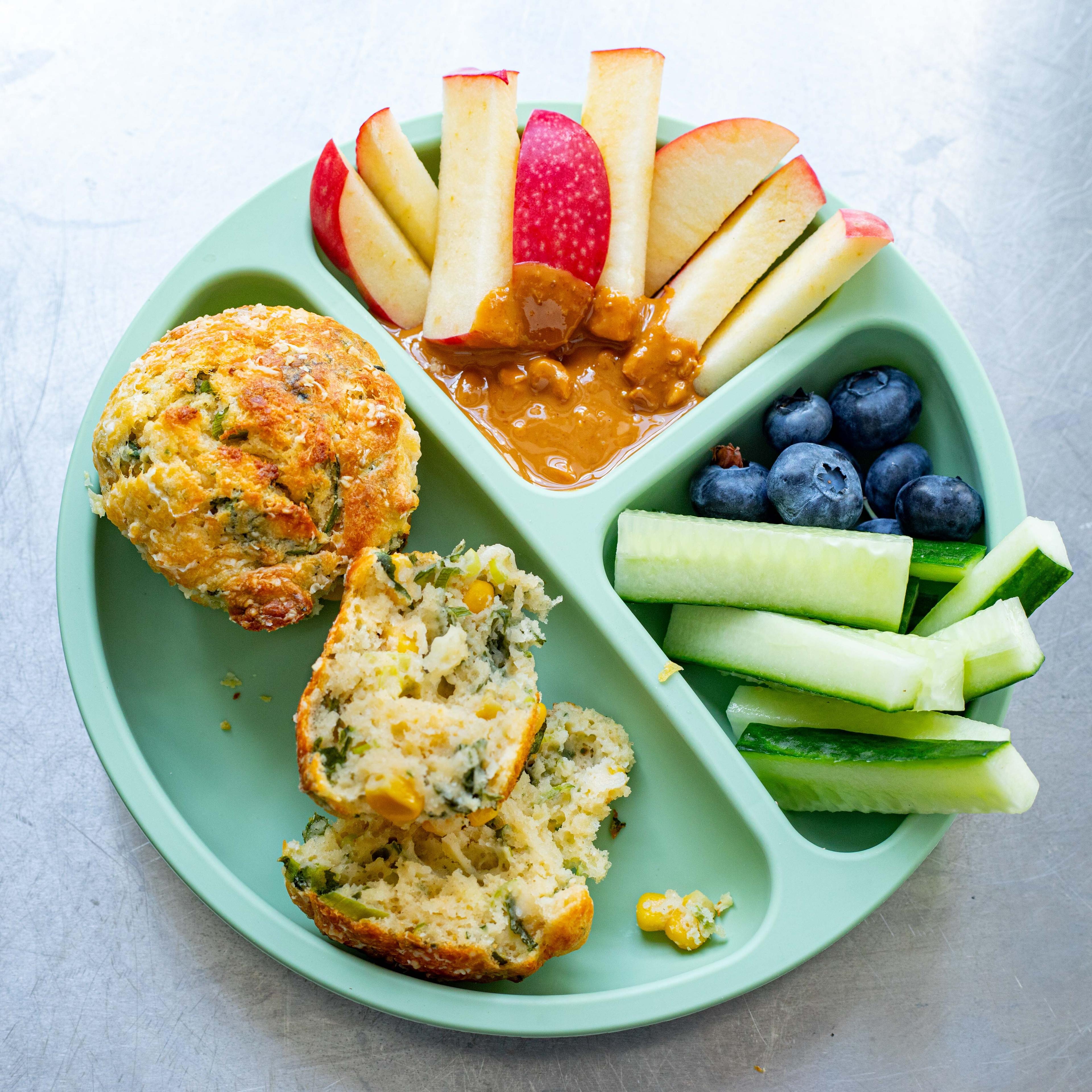 Cheesy Veggie Muffins