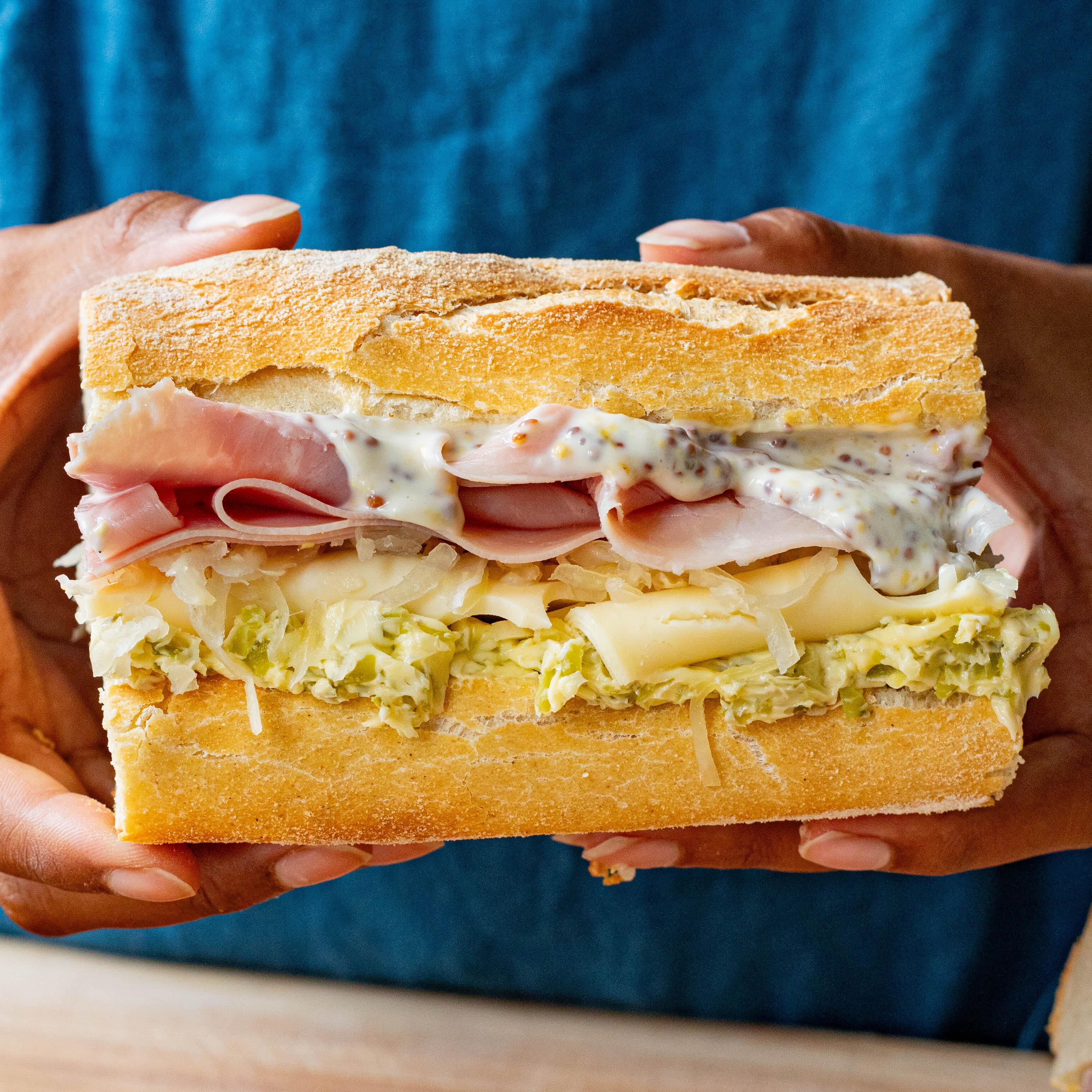 Perfect Ham Cheese Sarnie
