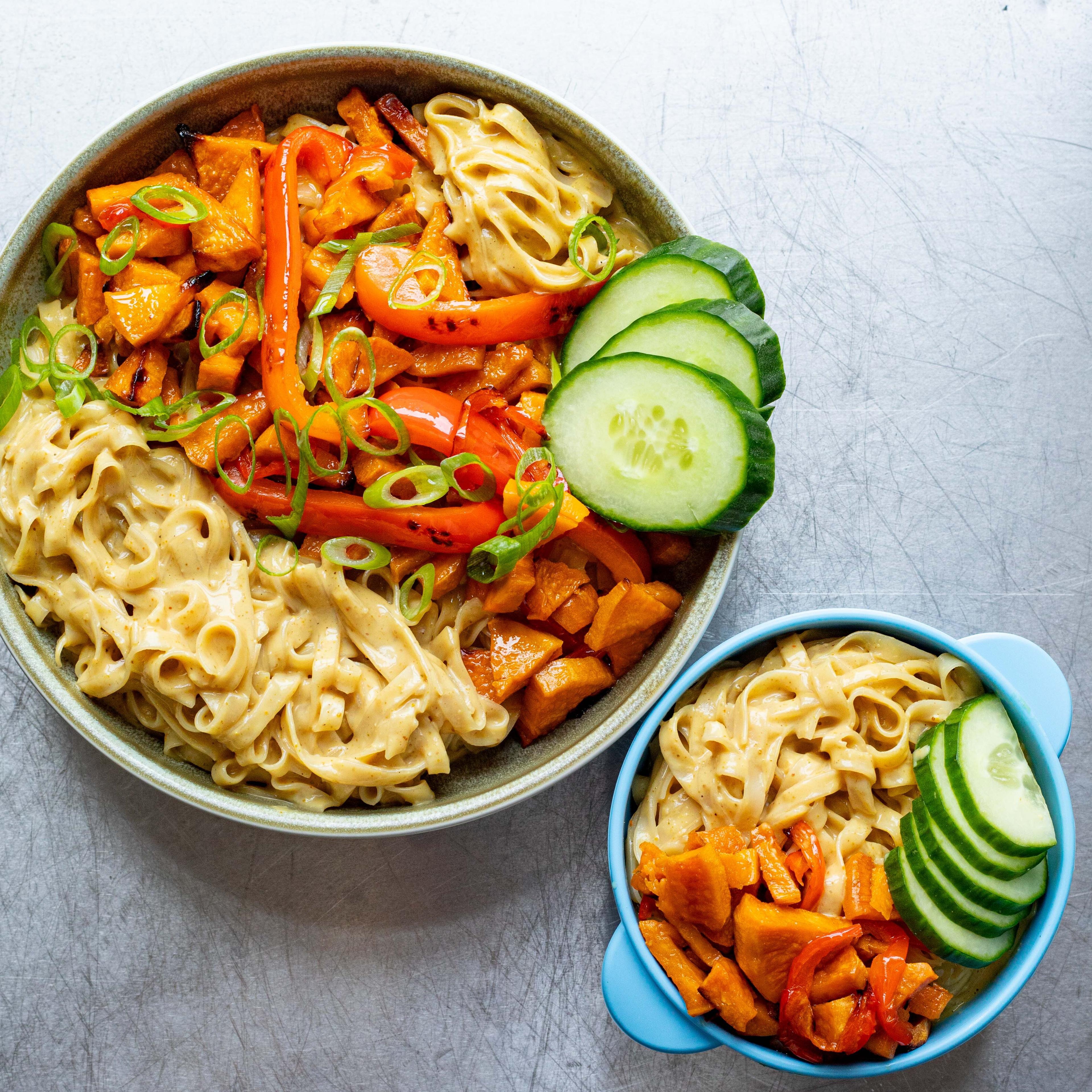 Satay Sweet Potato Noodles