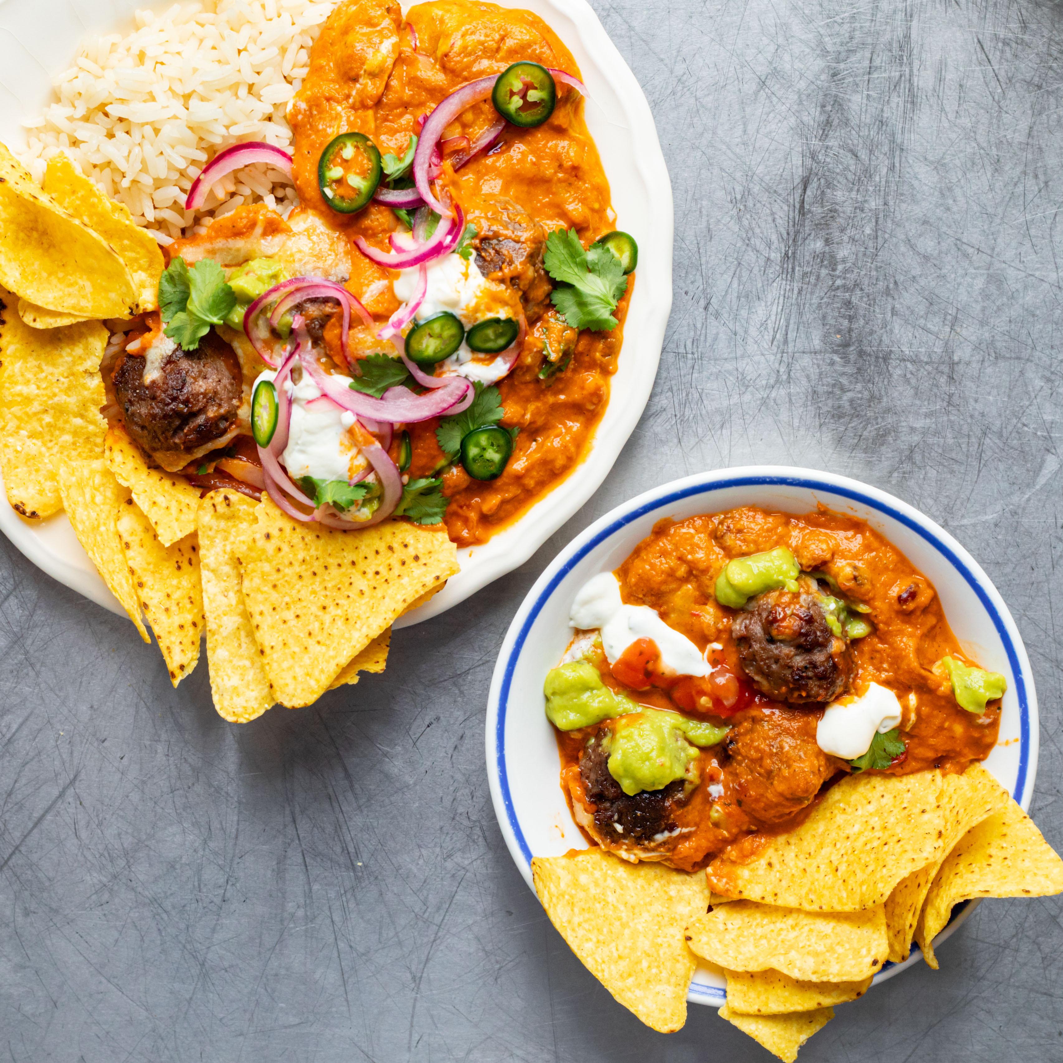 Hidden Veg Meatball Chilli