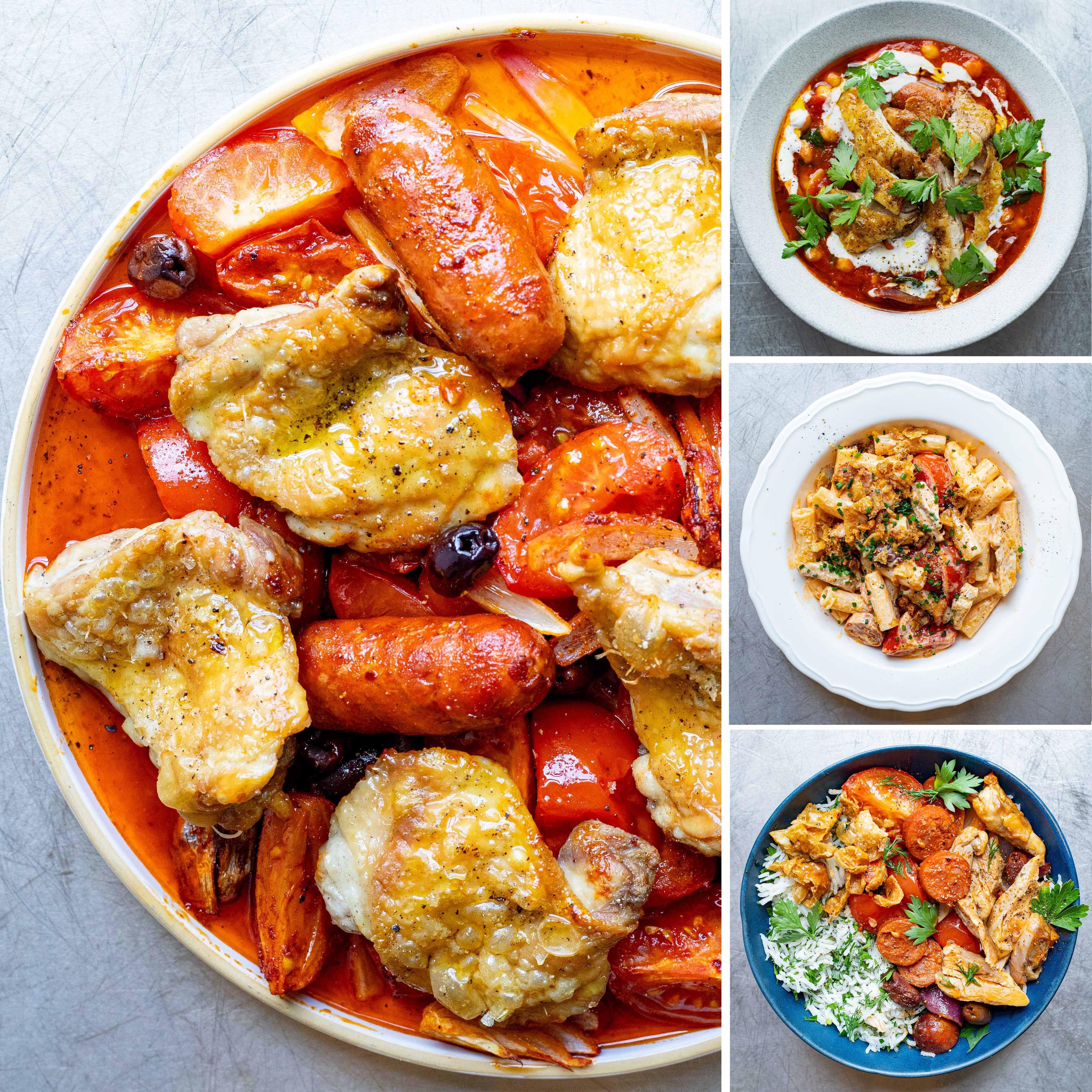 Air Fryer Smoky Chicken Chorizo