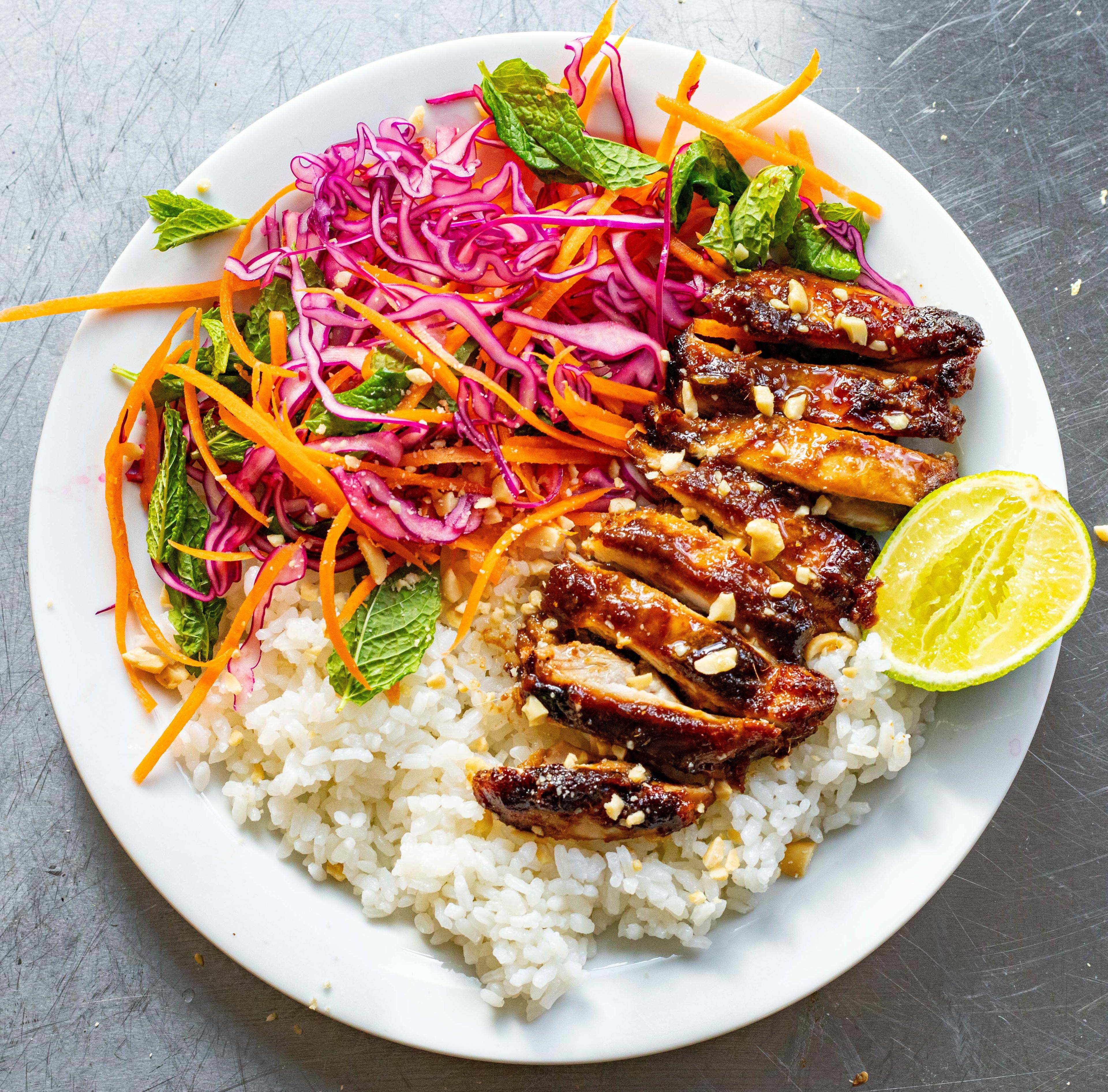 Caramelised Lemongrass Chicken Bowl