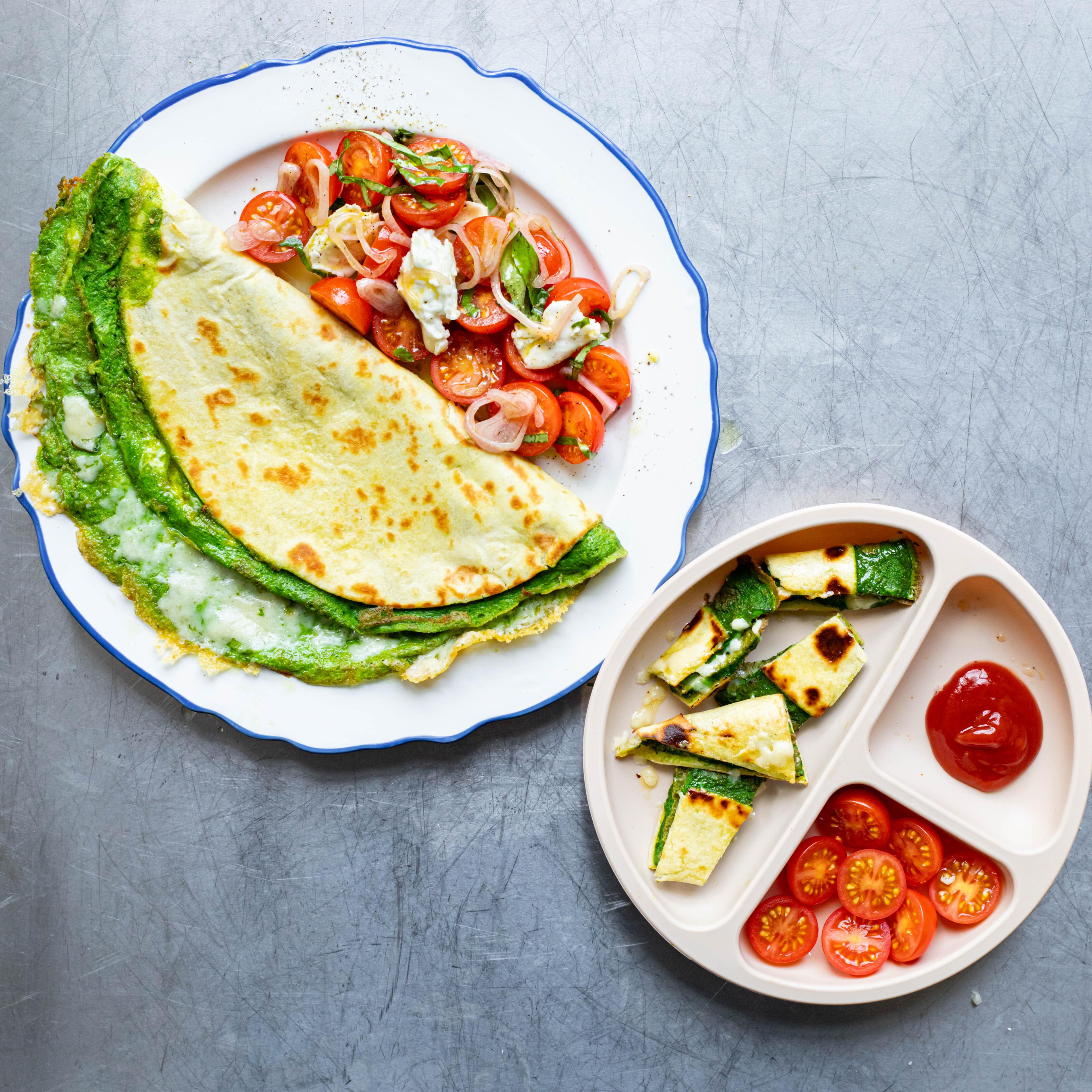 Cheats green egg piadina