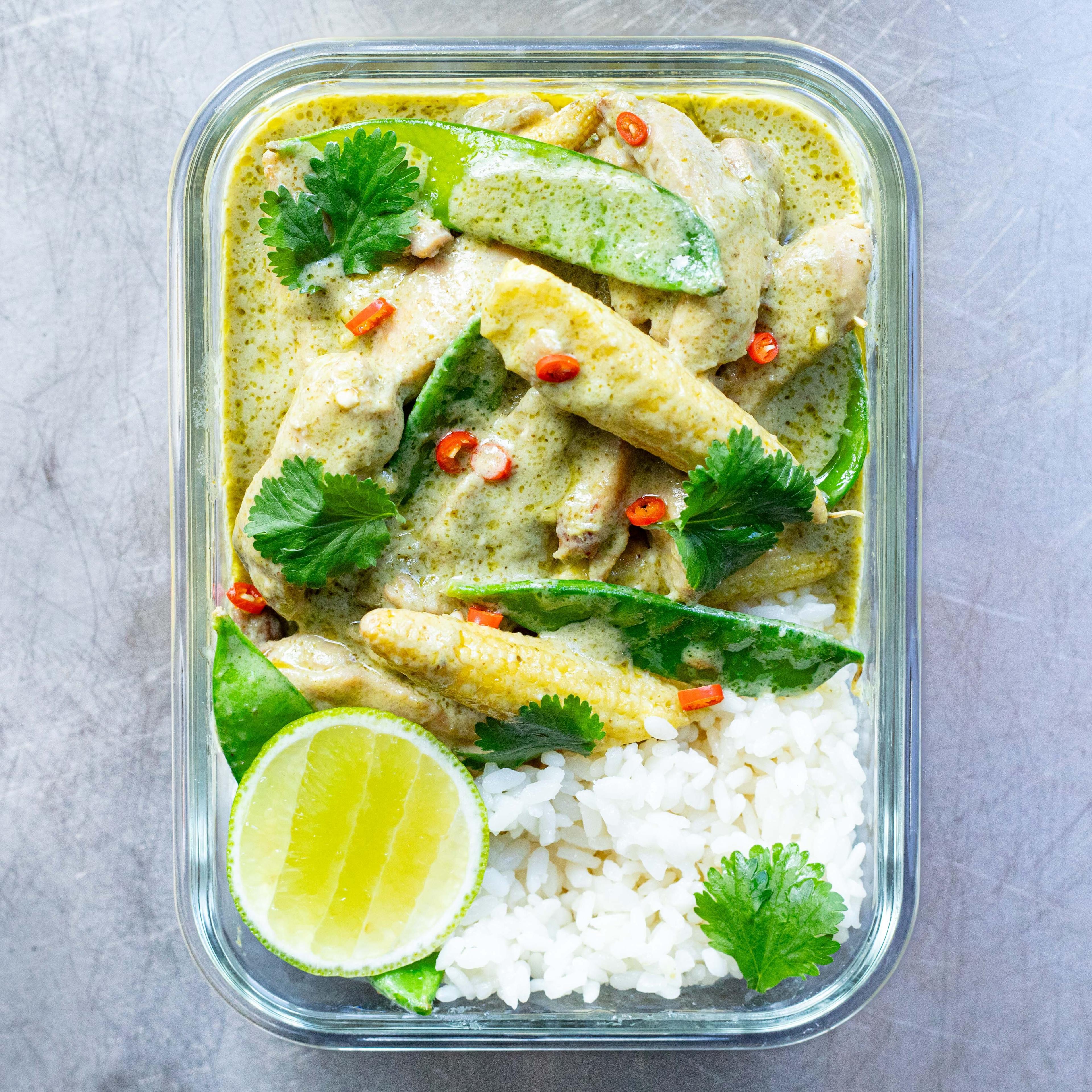 Lunch Box One Pot Thai Green Chicken Curry