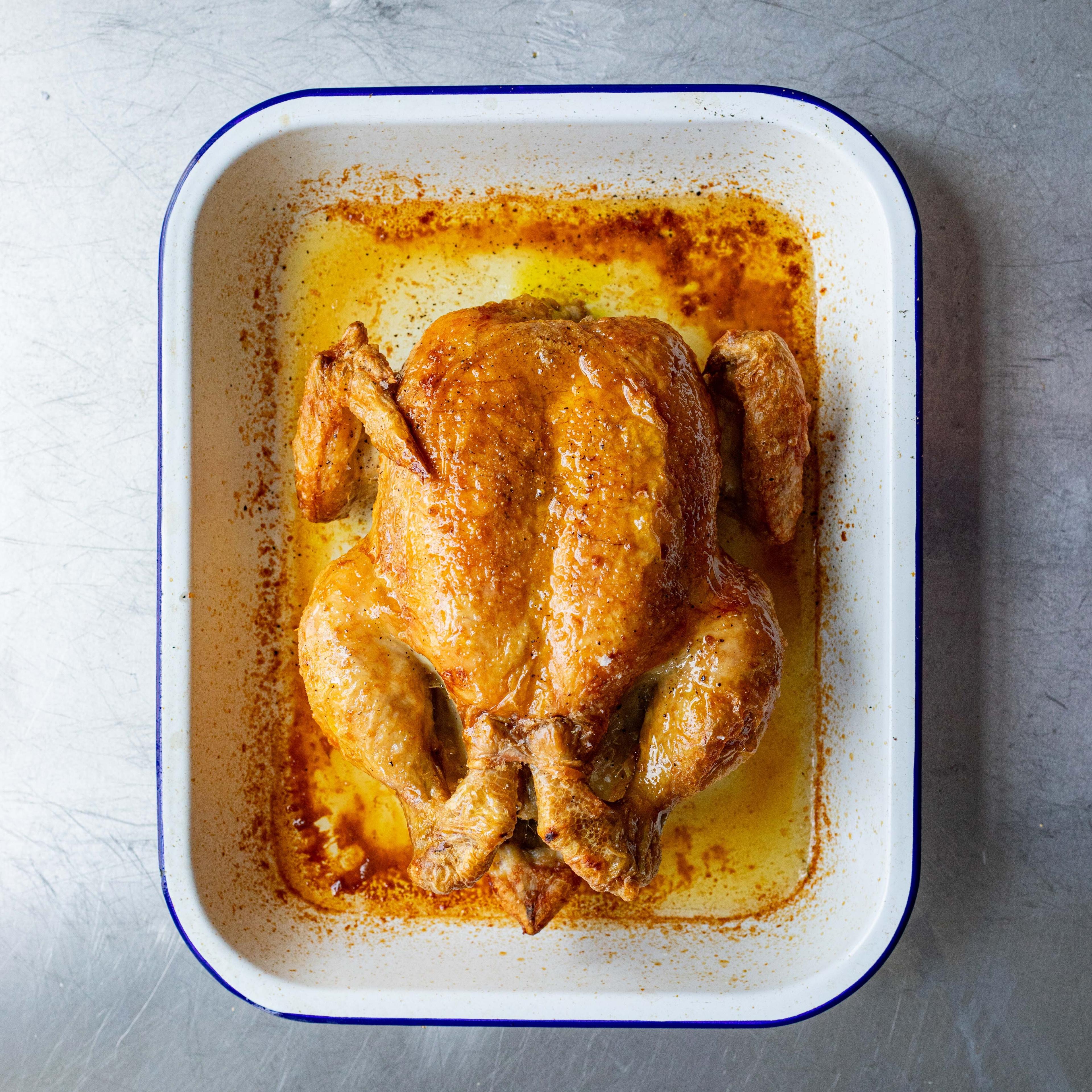 No Fuss Roast Chicken Recipe