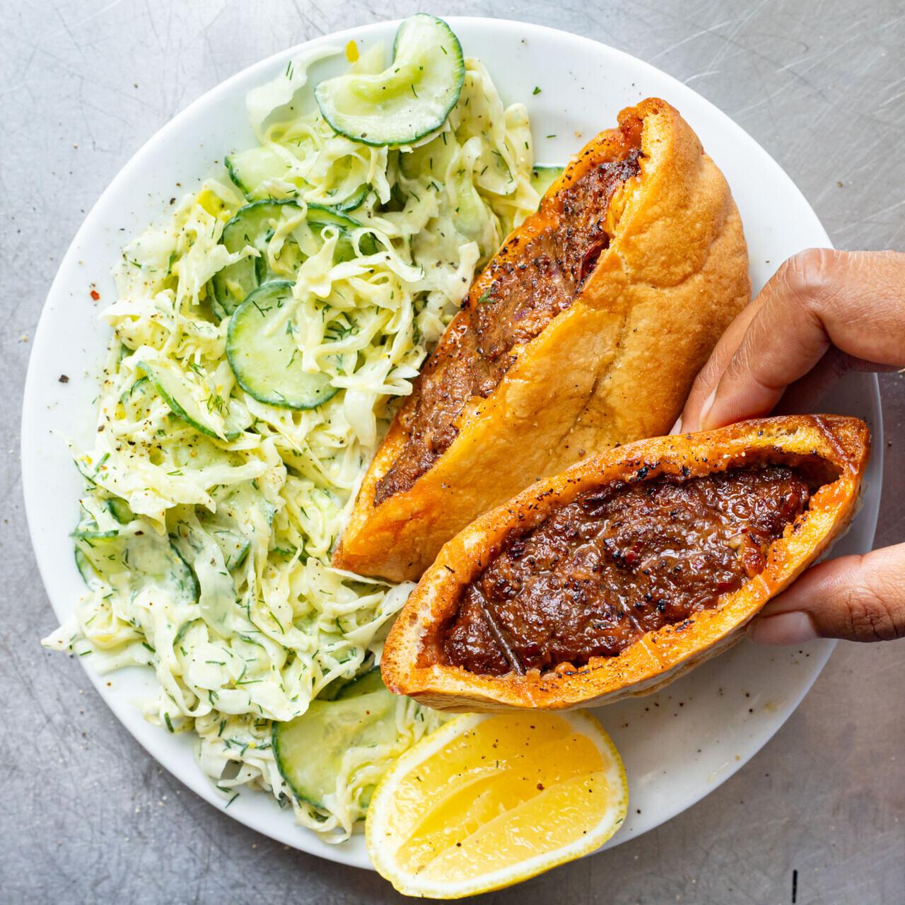 Spiced Arayes Cucumber Salad