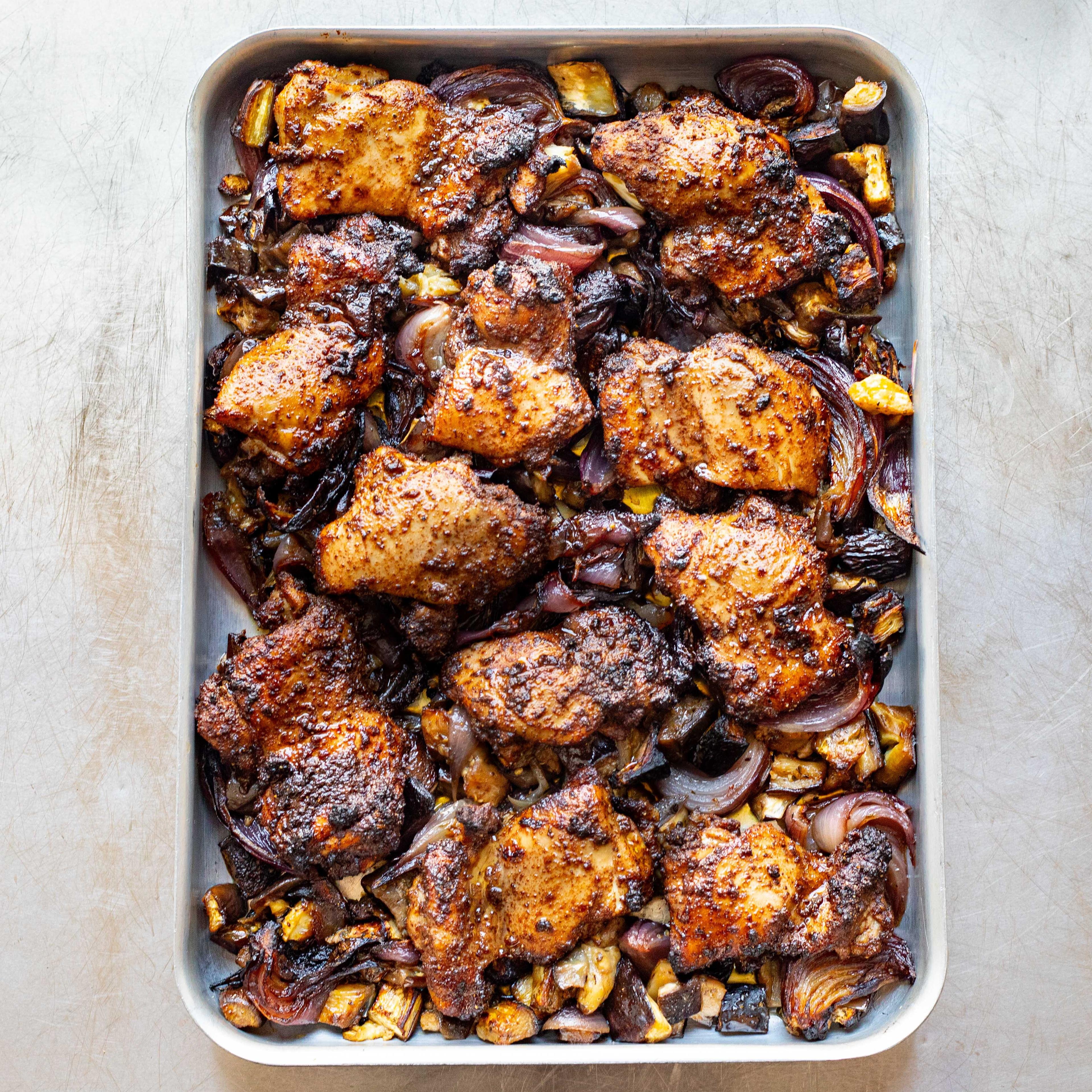 Sumac Chicken Roasted Veg Traybake Recipe