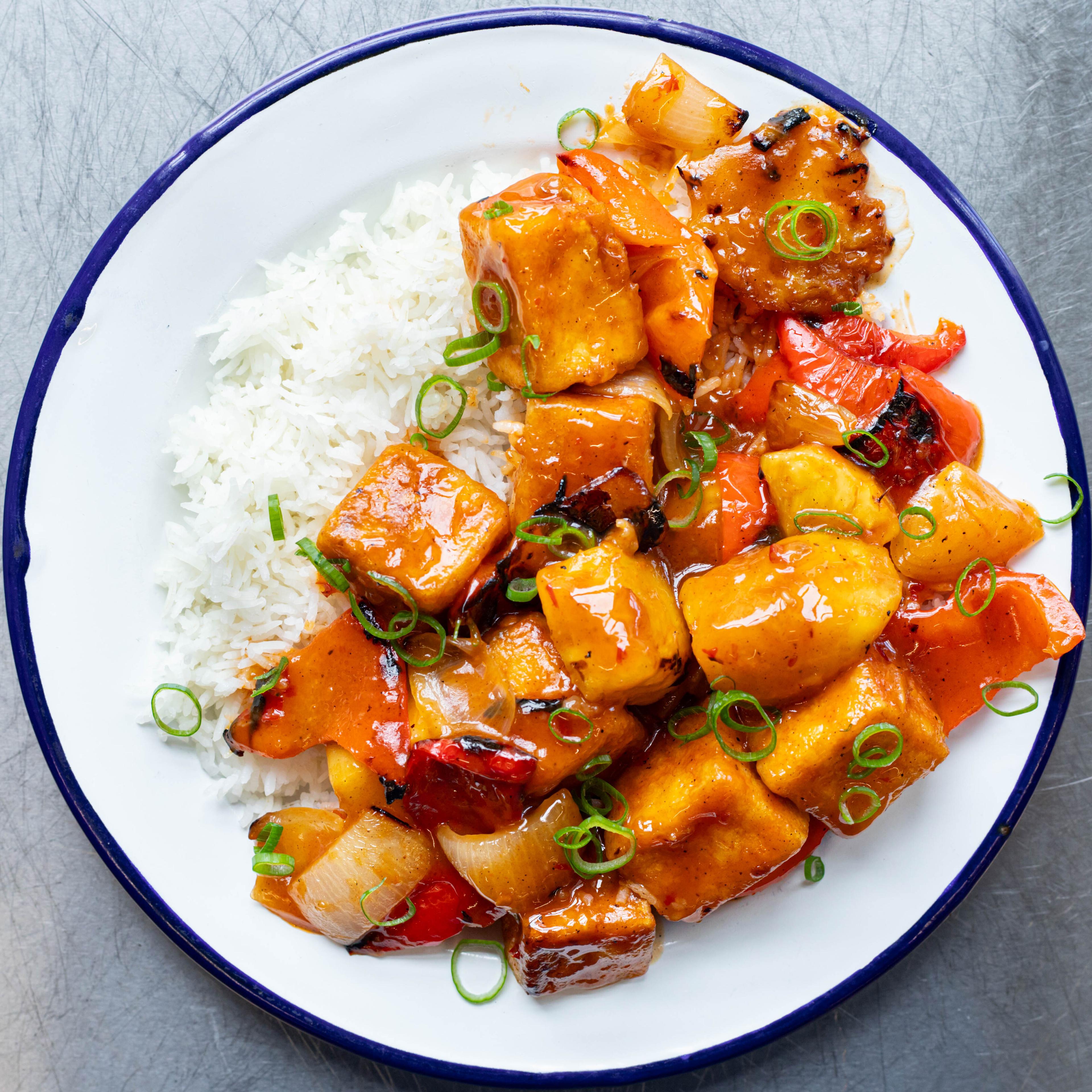 Sweet n sour tofu