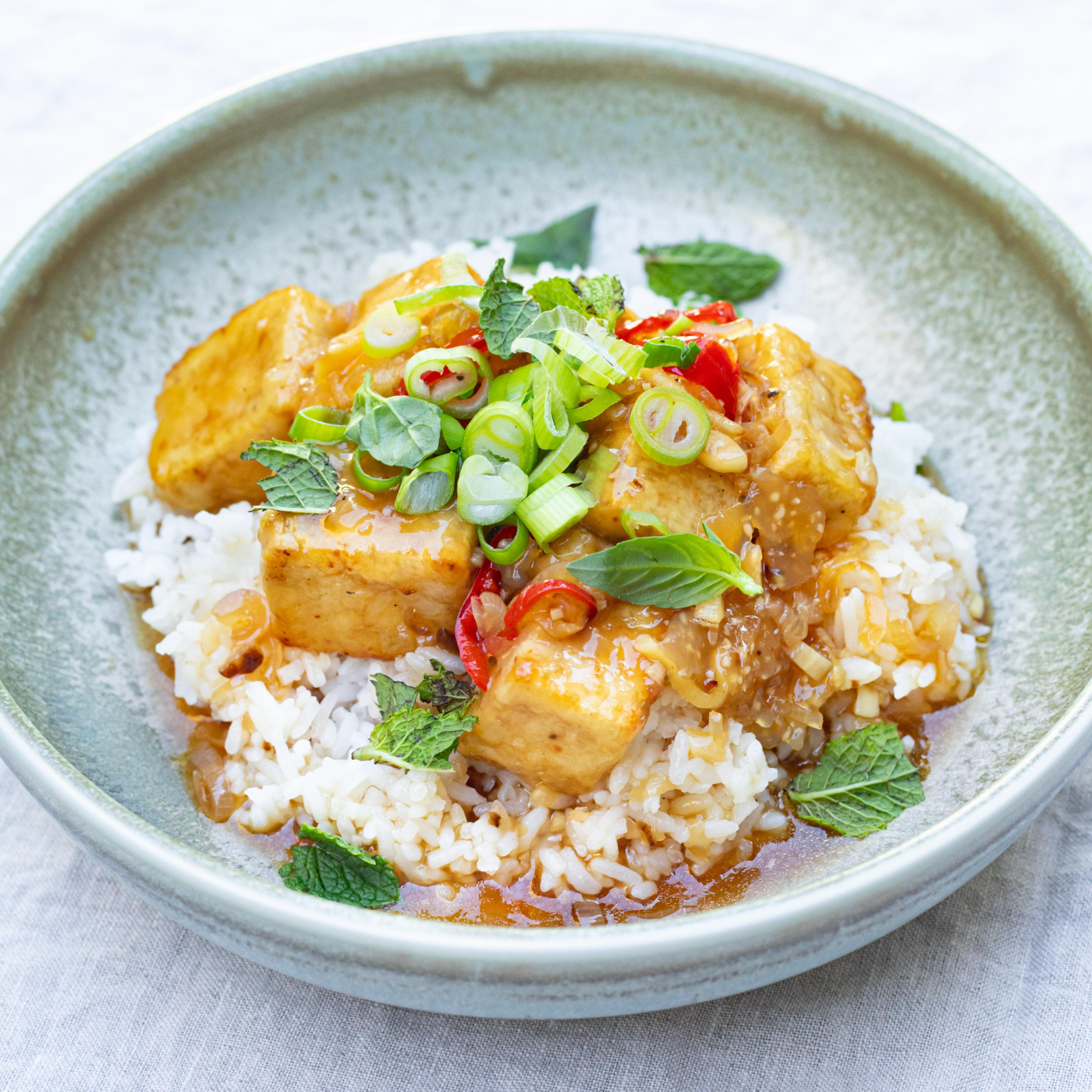 Coconut Caramel Tofu